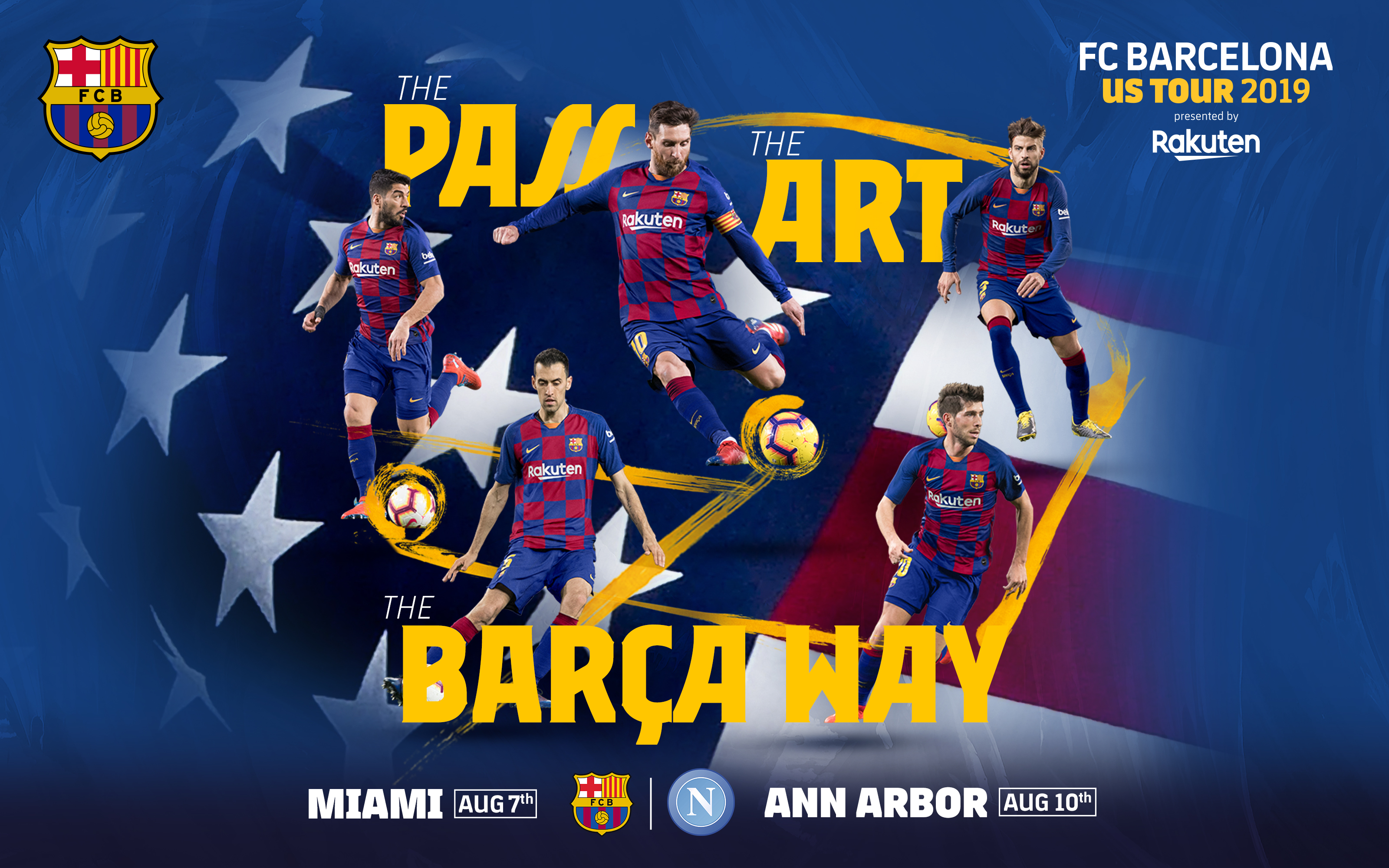 L'agenda de la tournée du Barça aux ÉtatsUnis