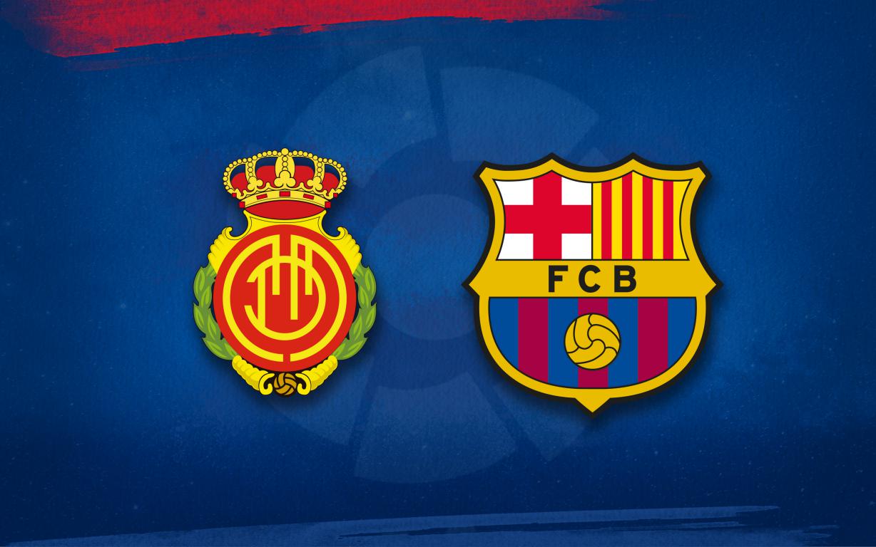 La alineación del FC Barcelona contra el Mallorca