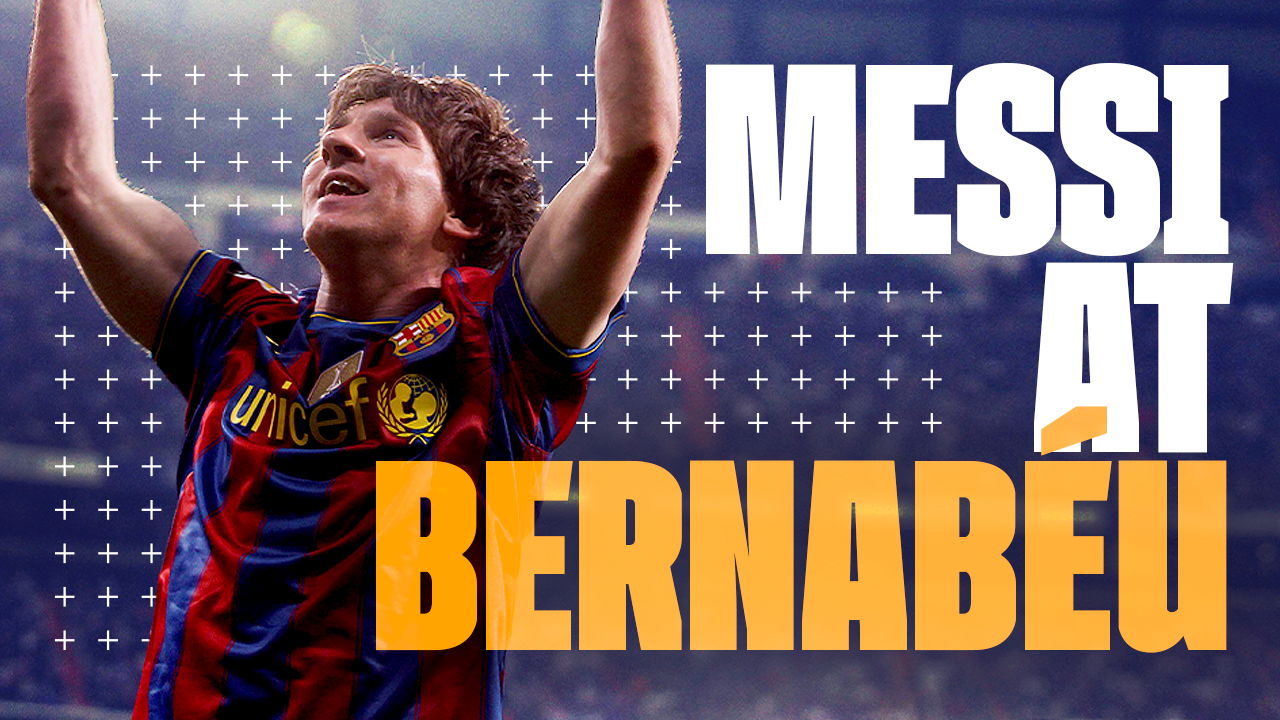 All of Messi's goals at the Santiago Bernabéu