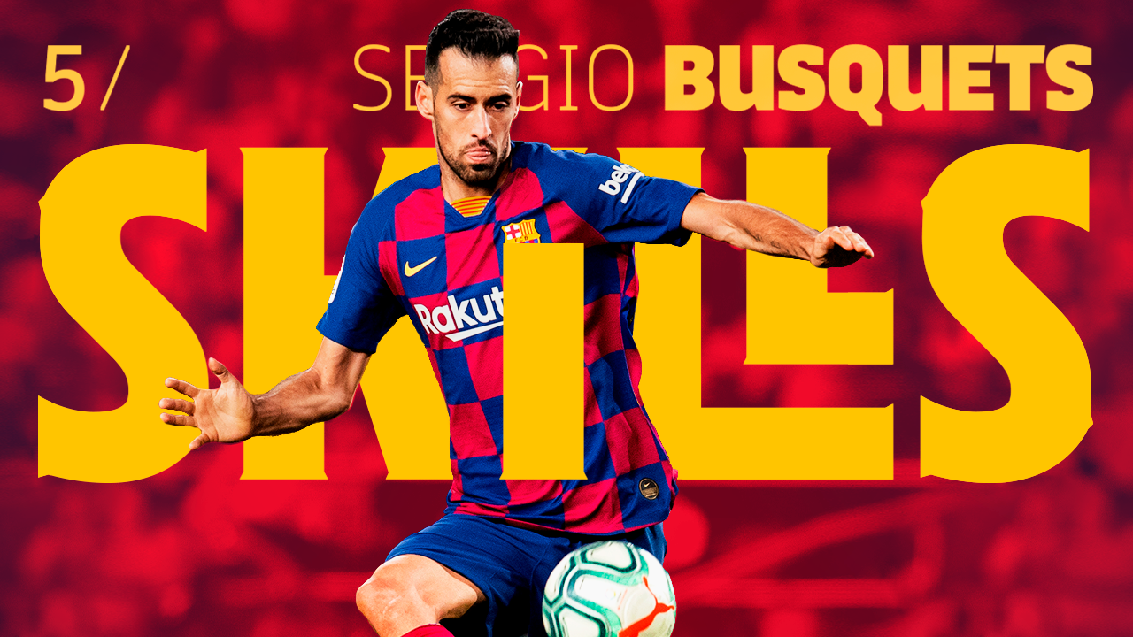 Sergio Busquets top skills compilation