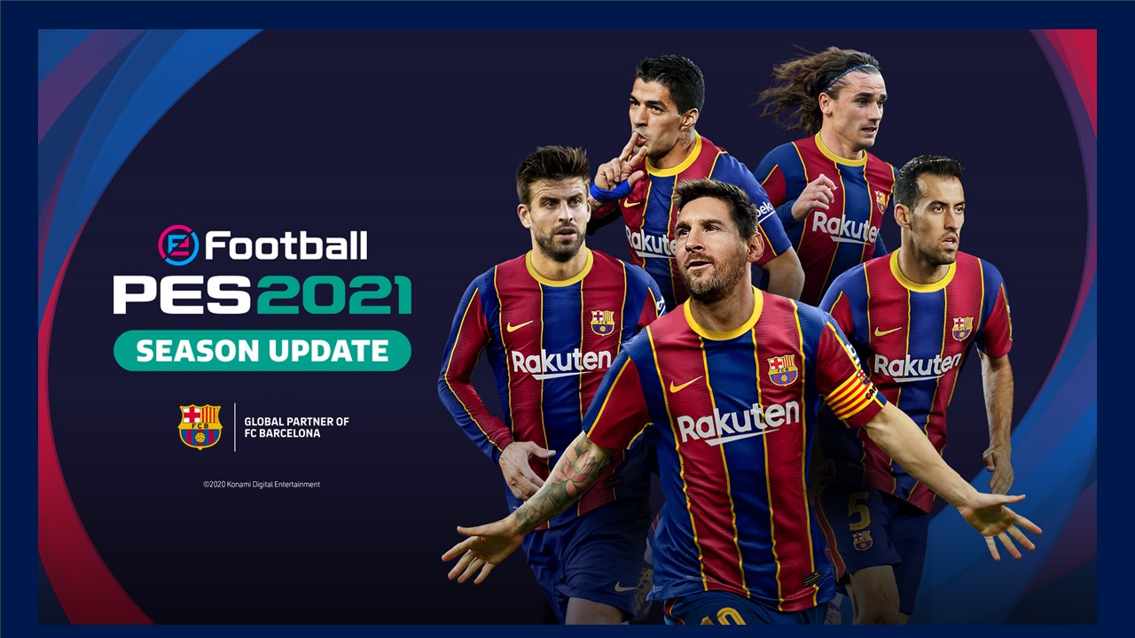 KONAMI、eFootball PES 2021 FCバルセロナクラブエディションを発表