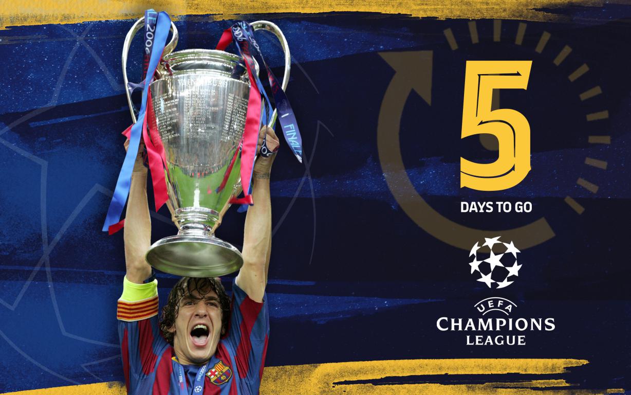 Champions league del barça