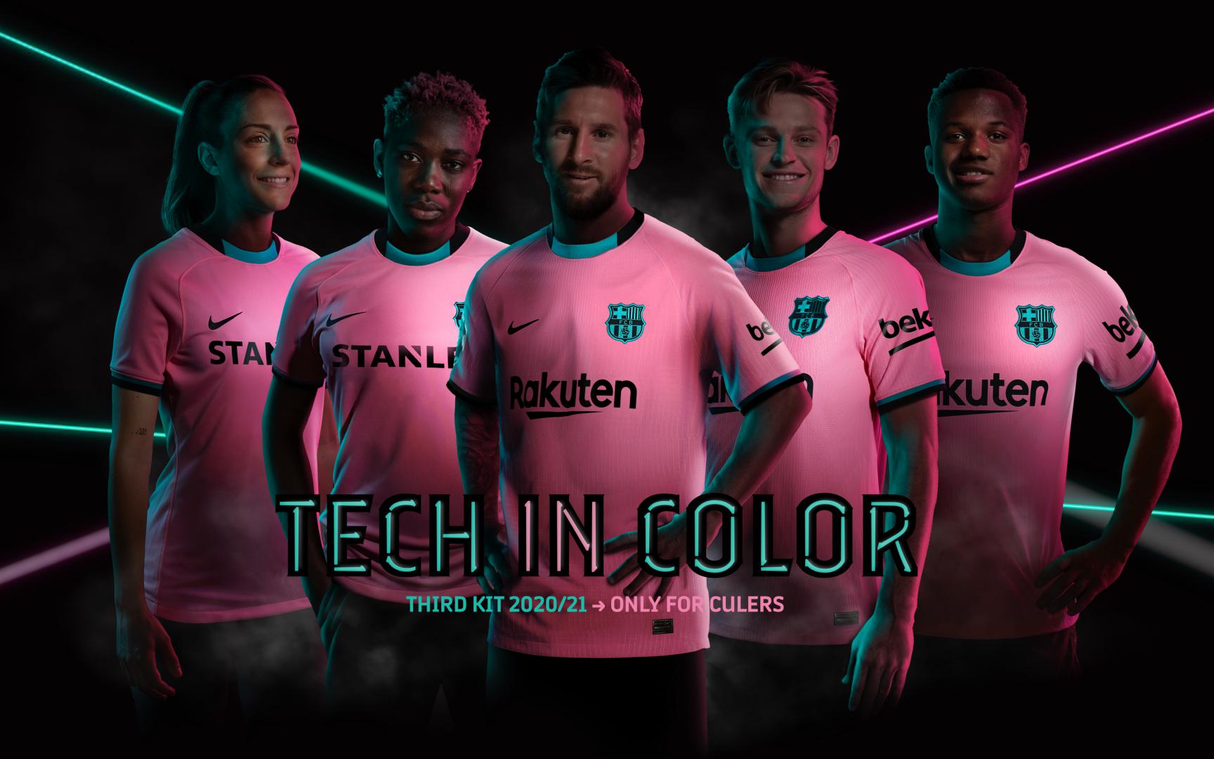 barca pink kit