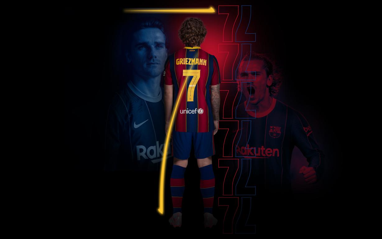 antoine griezmann jersey number