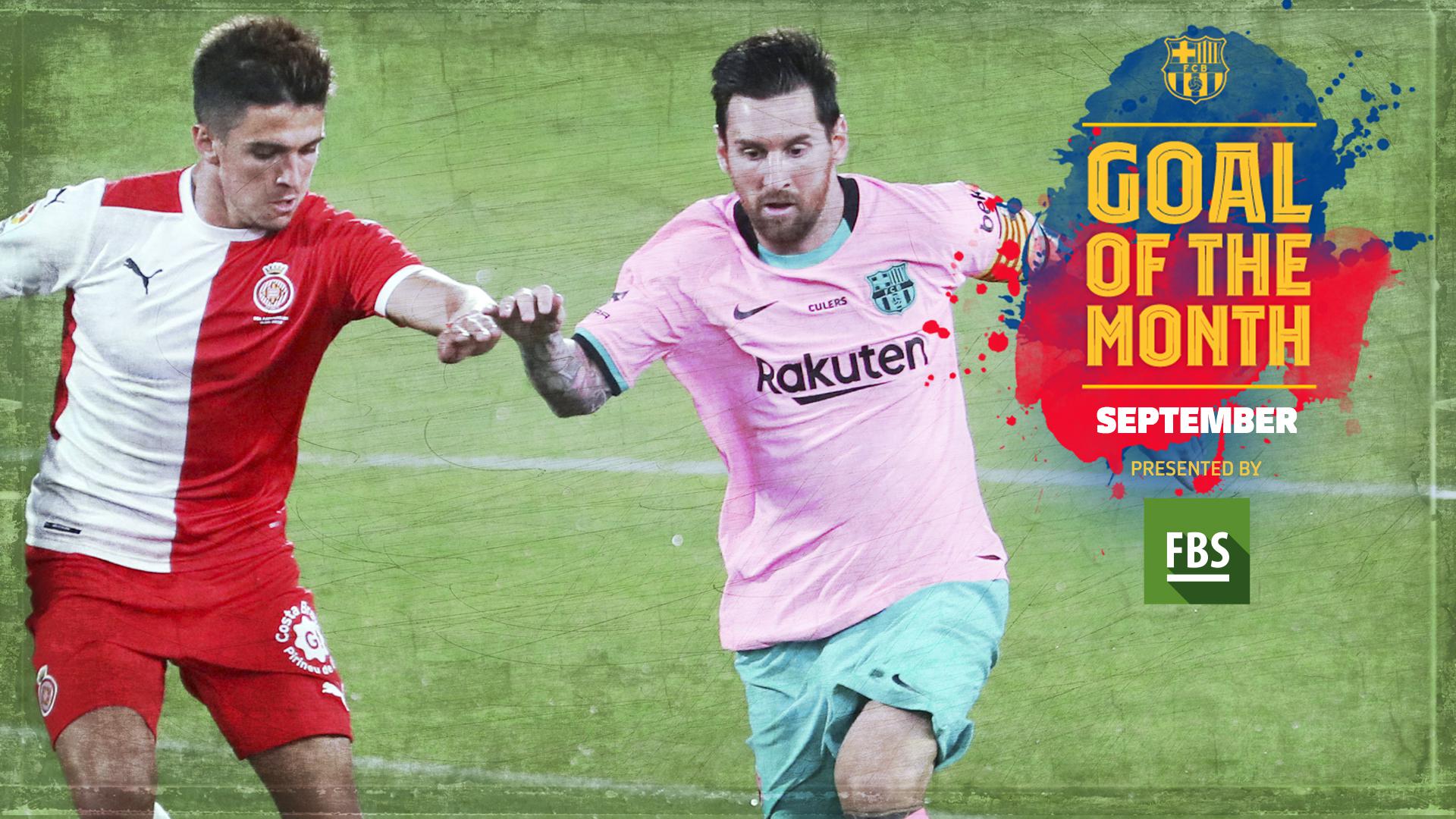 Messi wins September Goal of the Month for goal against Girona