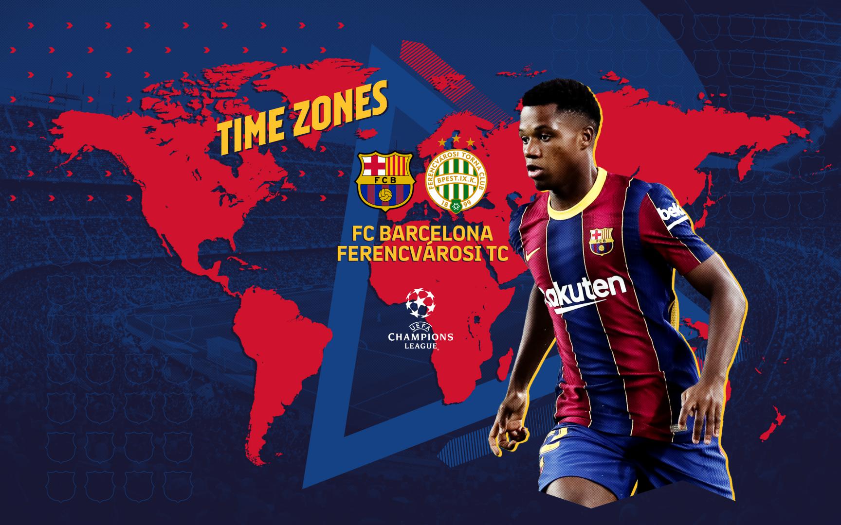 When and where to watch FC Barcelona v Ferencváros