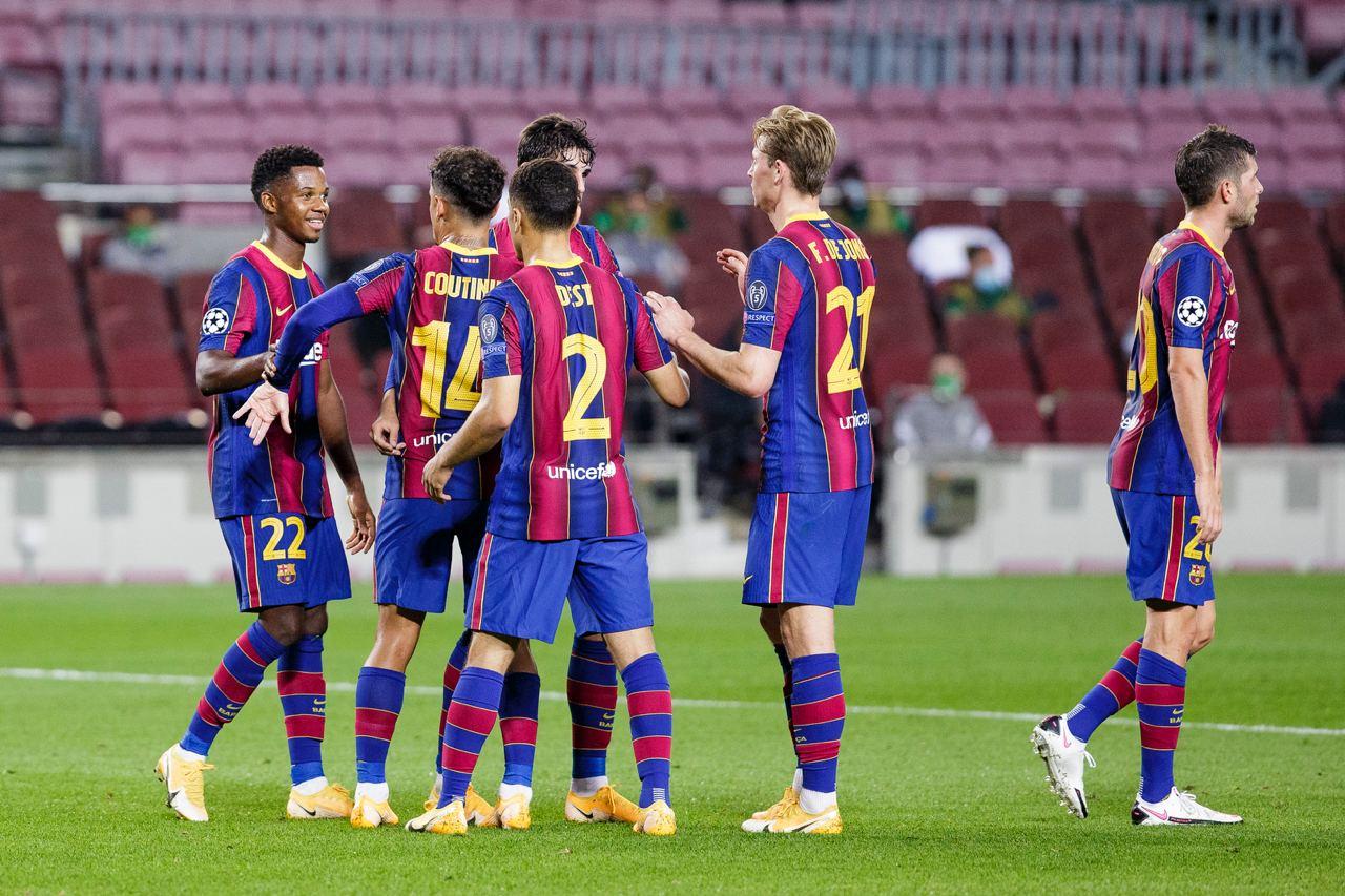 Champions League » News » Barcelona start afresh with five-goal rout of  Ferencvaros