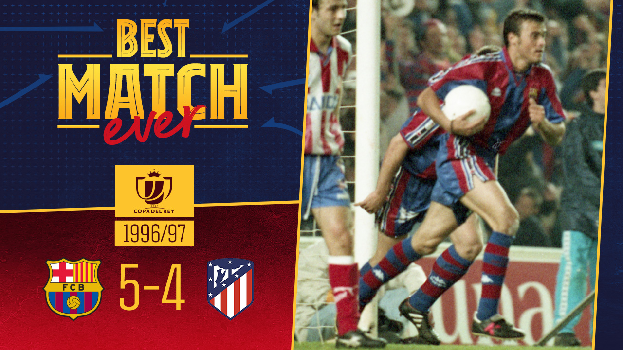 Best Match Ever Barça Atlético de Madrid (54) 1996/1997