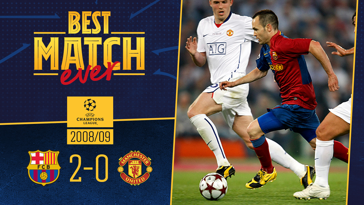 Barcelona Vs Manchester United All Matches Best Match Ever: Barça - Manchester United (2-0) 2008/2009