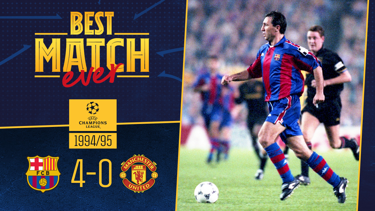 Best Match Ever Barça Manchester United (40) 1994/1995