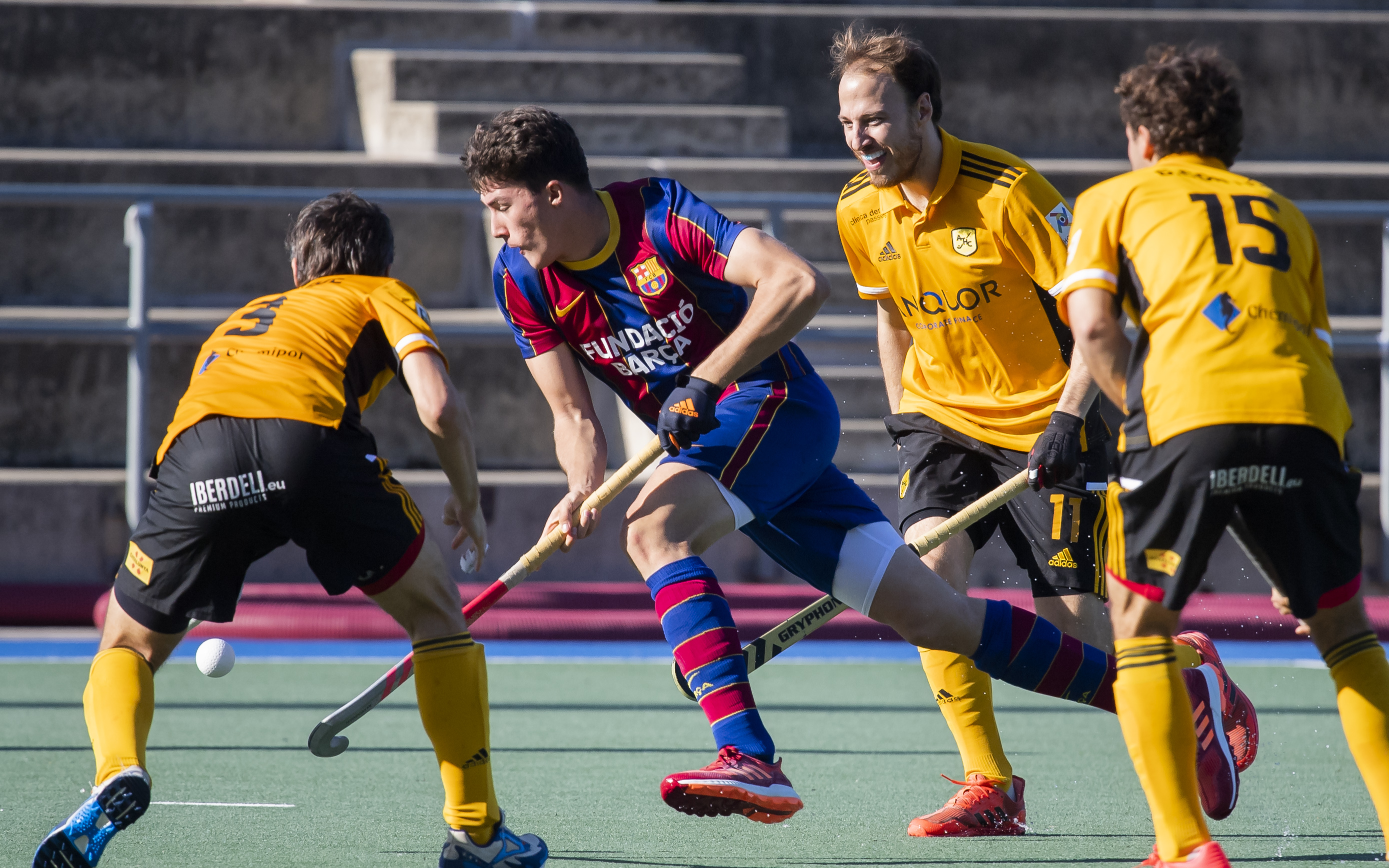 Doble derrota del hockey hierba azulgrana ante el Atlètic Terrassa