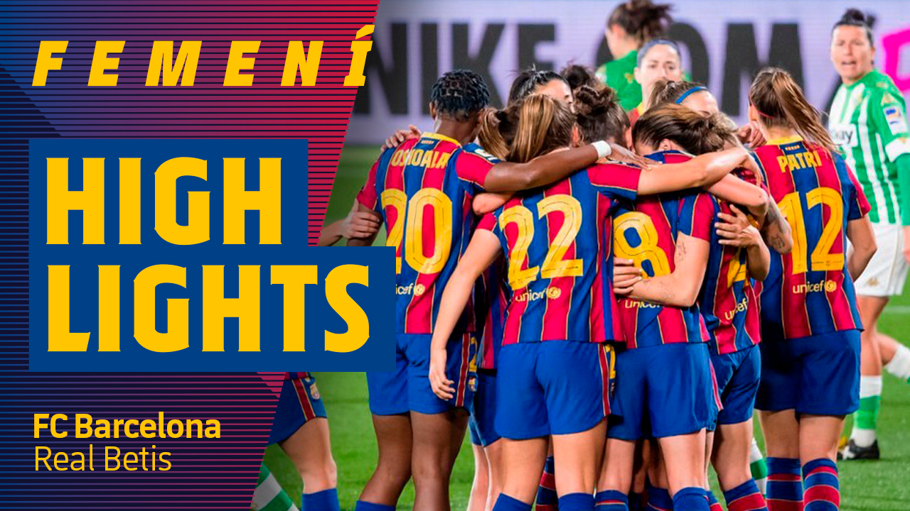 Donation køber sagtmodighed Highlights | Barça Women 6-0 Real Betis