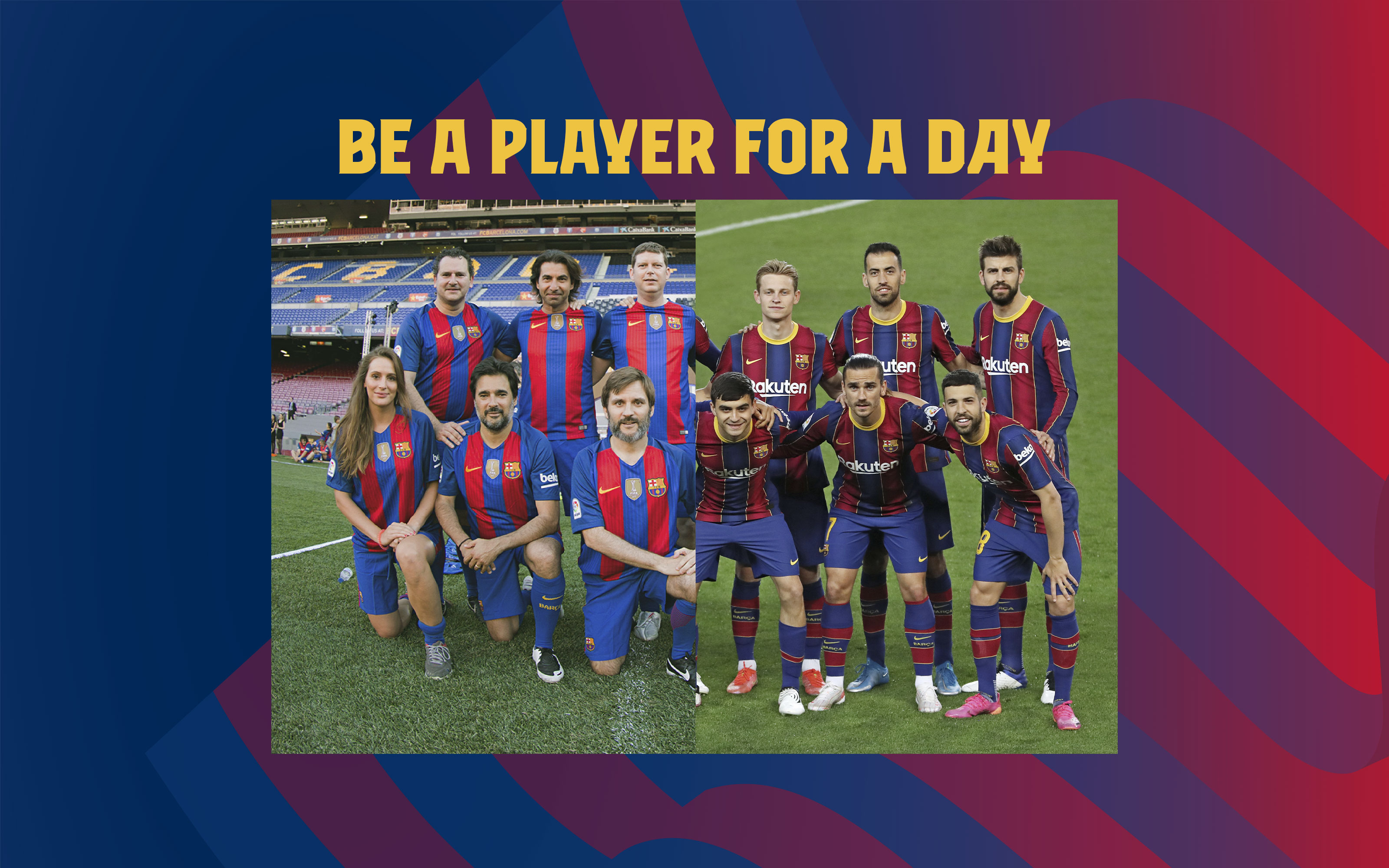 Nou the Camp a the chance game fans at for Barça dream offer