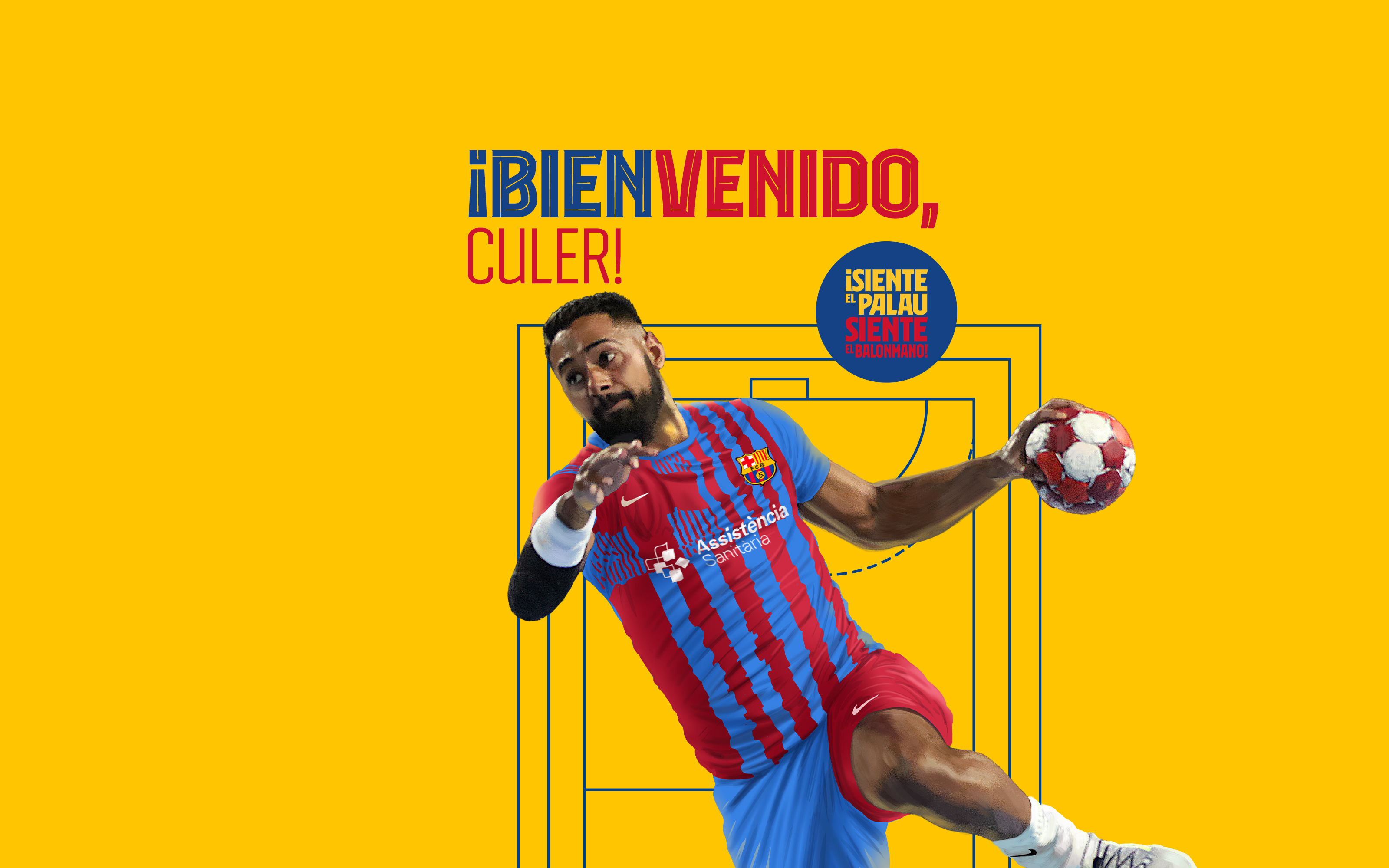 Barcelone Handball Logo