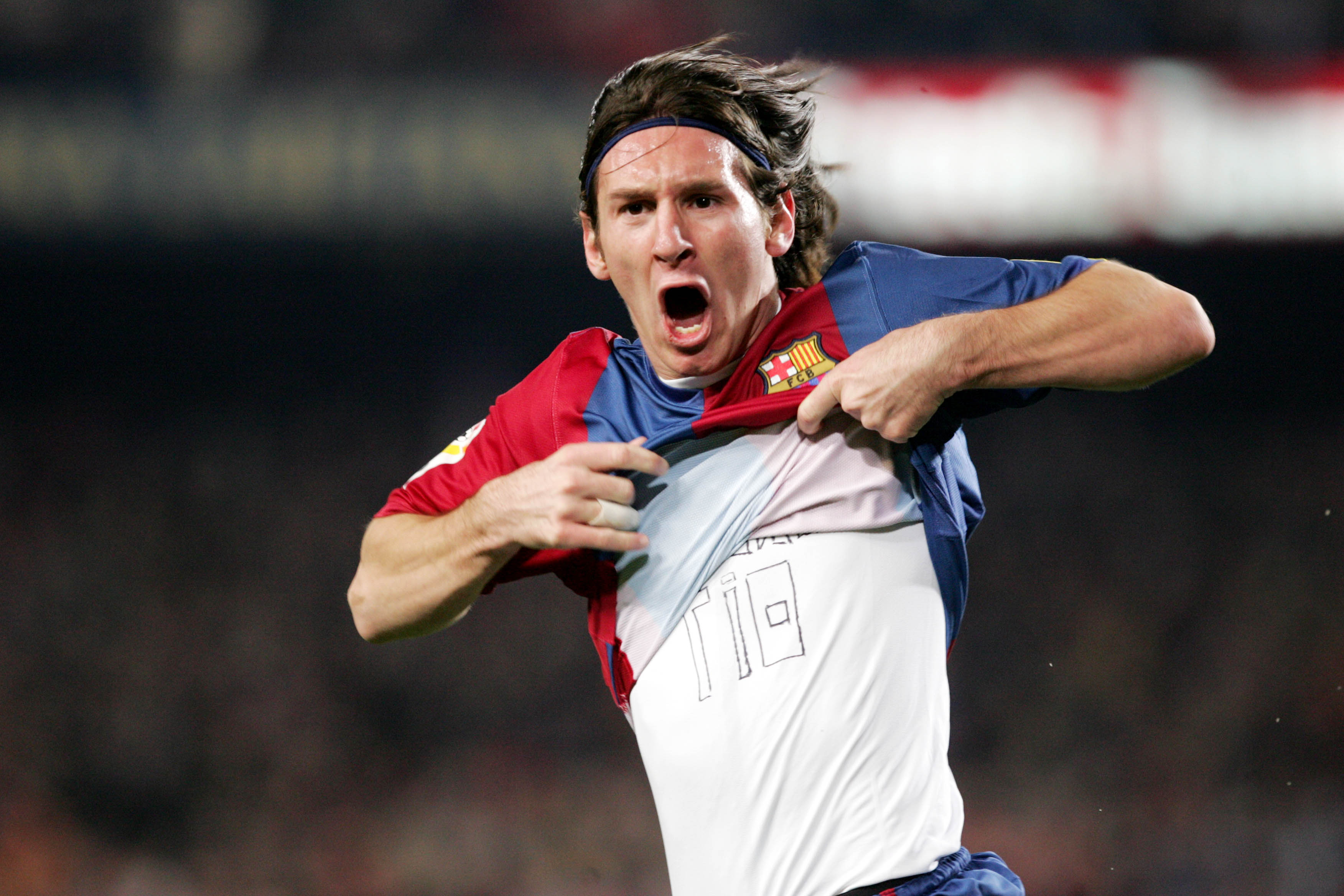 Leo Messi's years at FC Barcelona in pictures