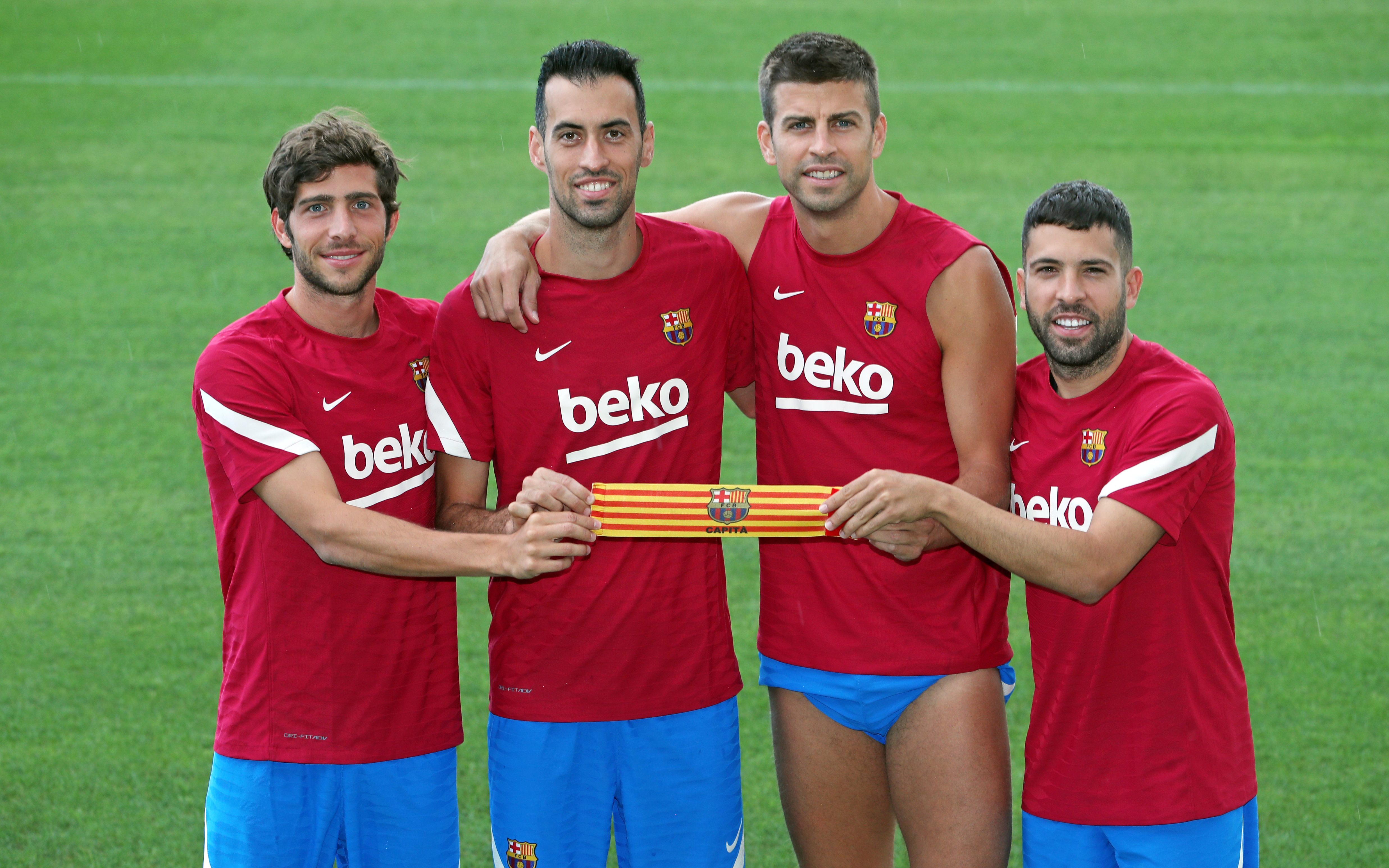 Four La Masia Captains Fc Barcelona