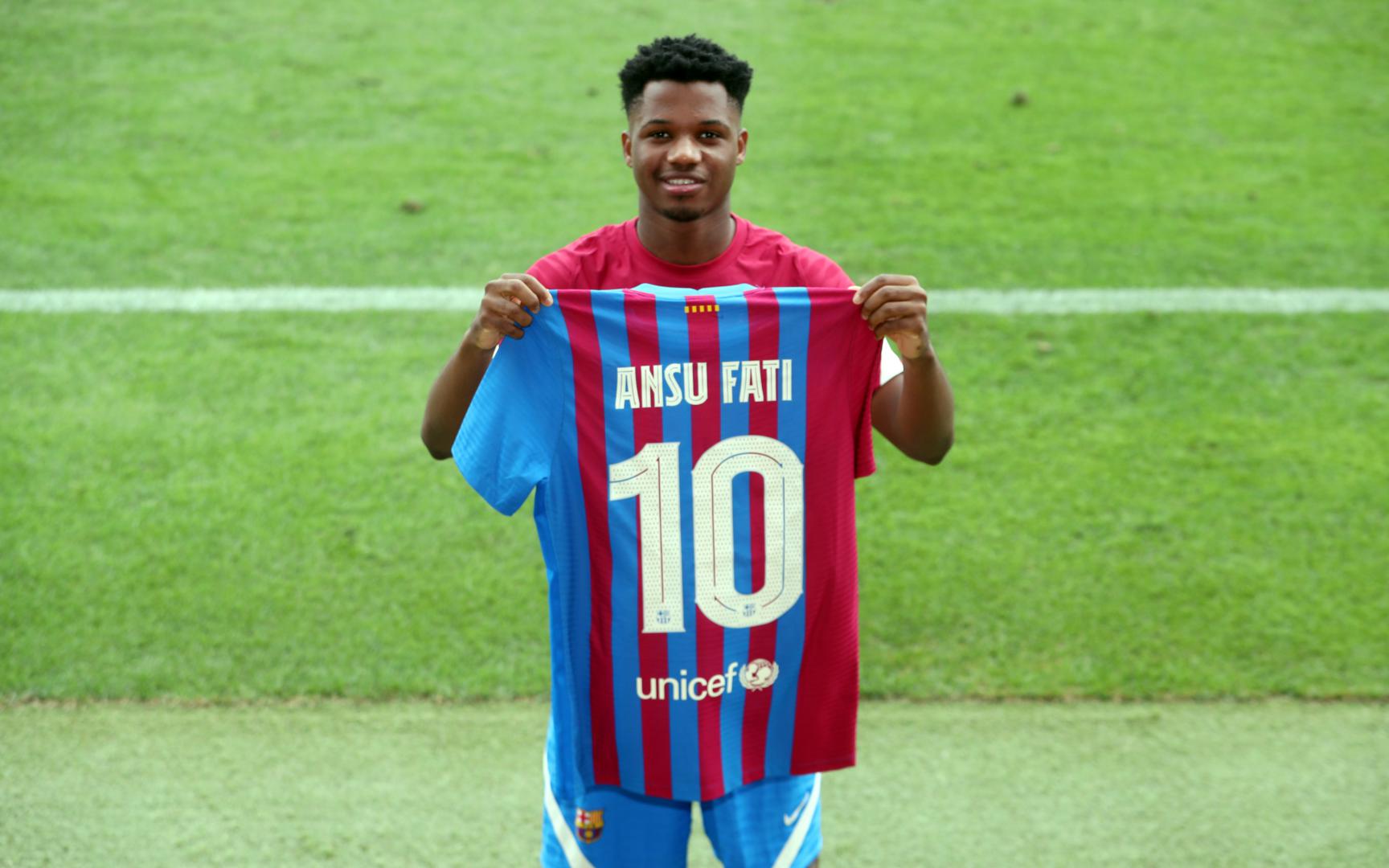 Ansu Fati To Wear The Number 10 Shirt