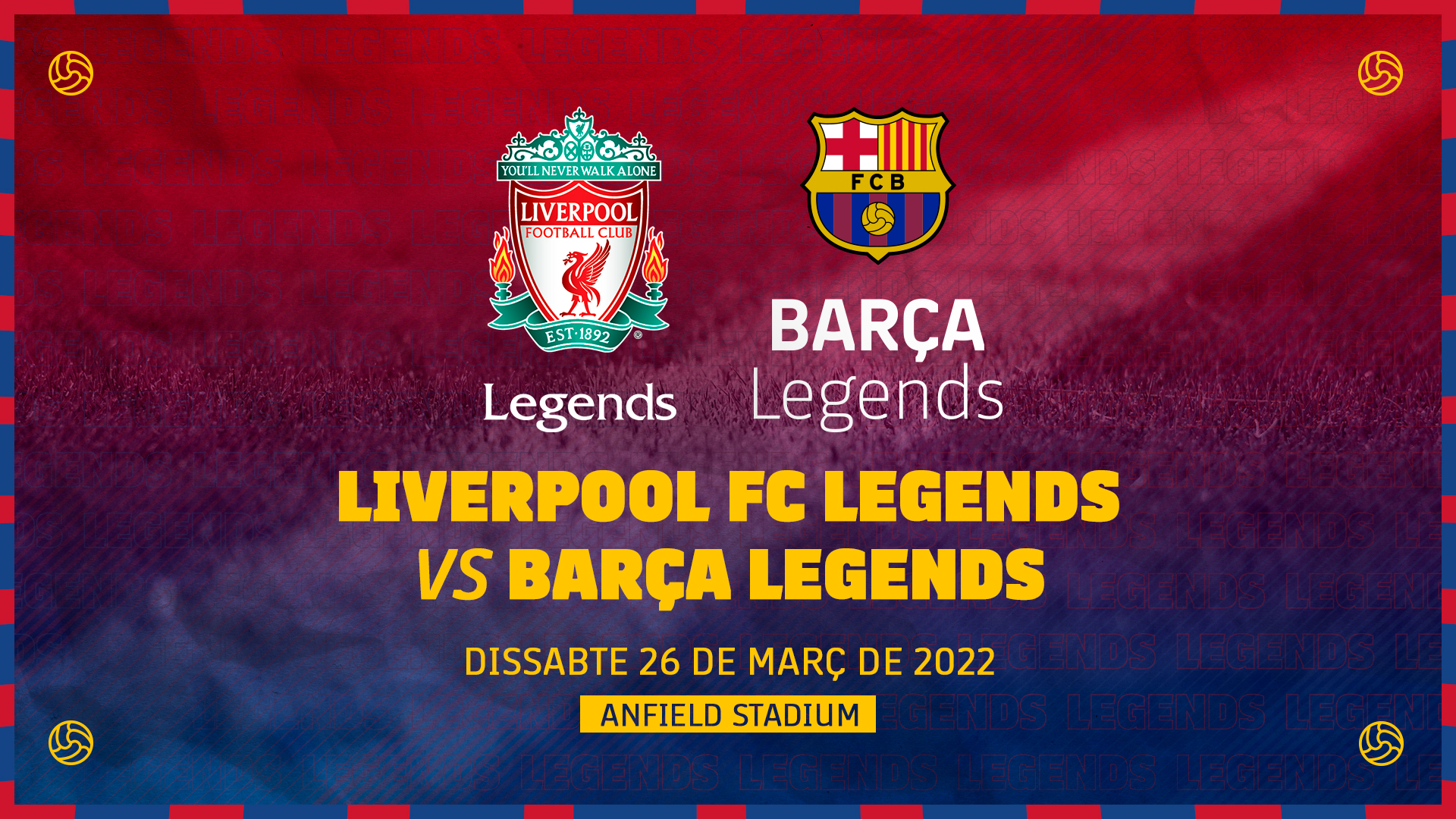 Liverpool barca legends legends vs Liverpool Legends