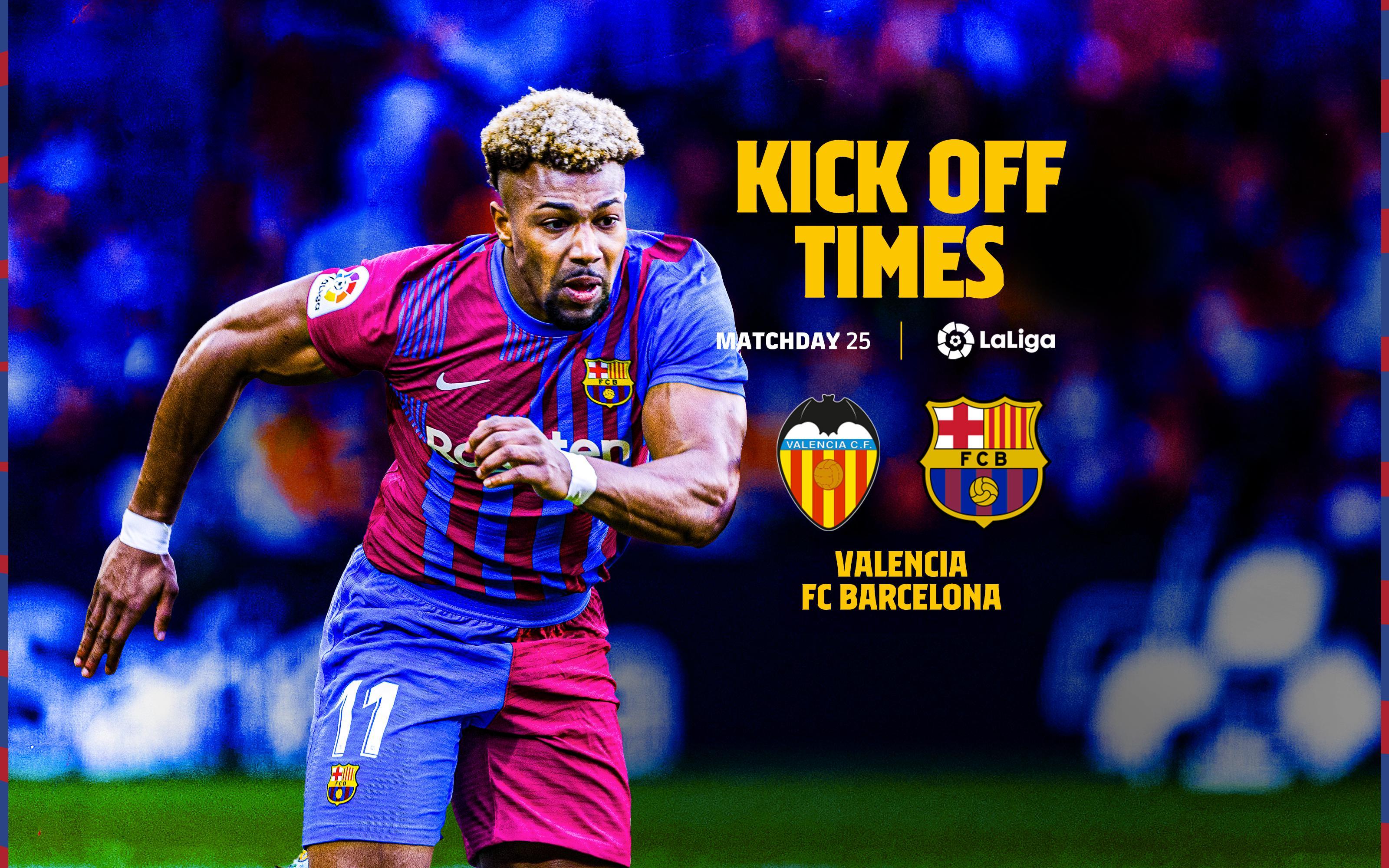 Valencia cf vs fc barcelona timeline