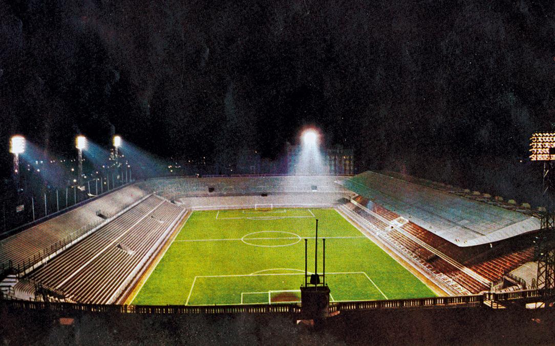 La evolución del campo de Les Corts