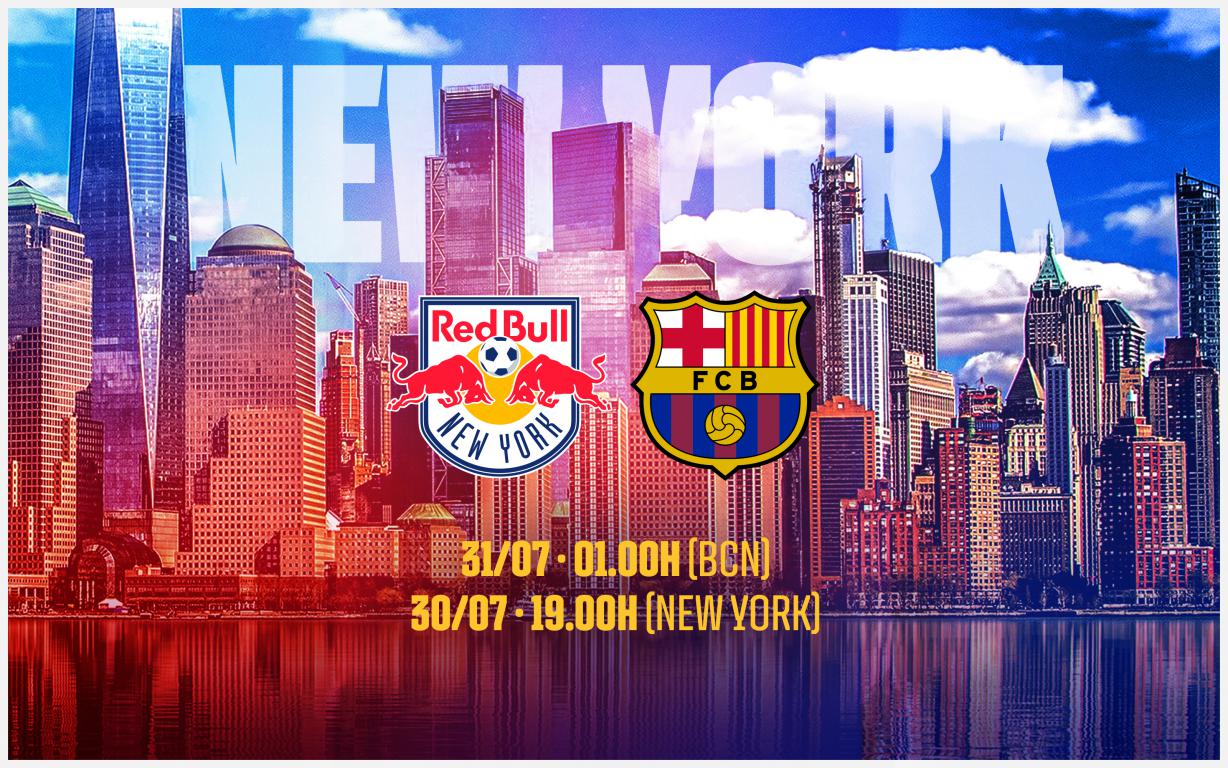 USA: Barcelona with a visit to Red Bull Arena! –