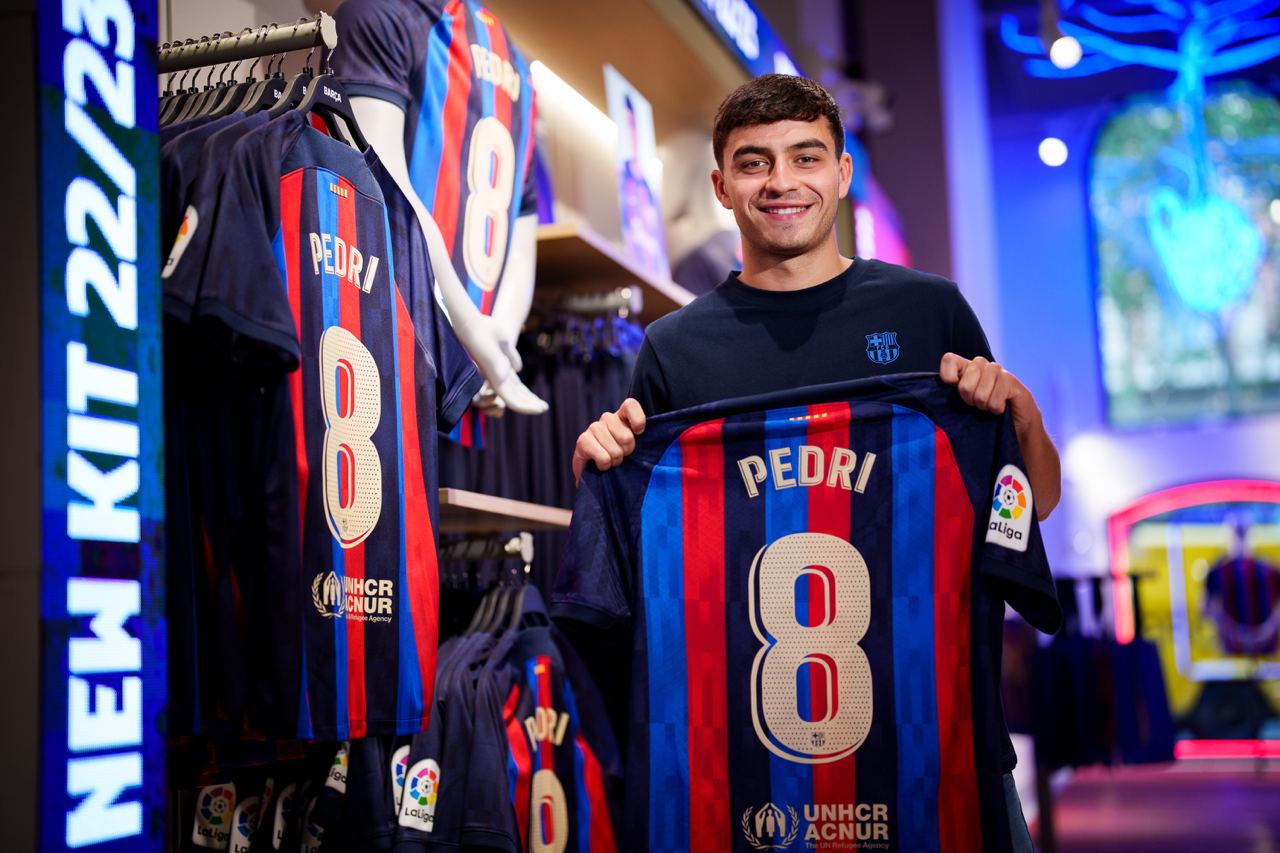 Pedri, el nou '8' del FC Barcelona