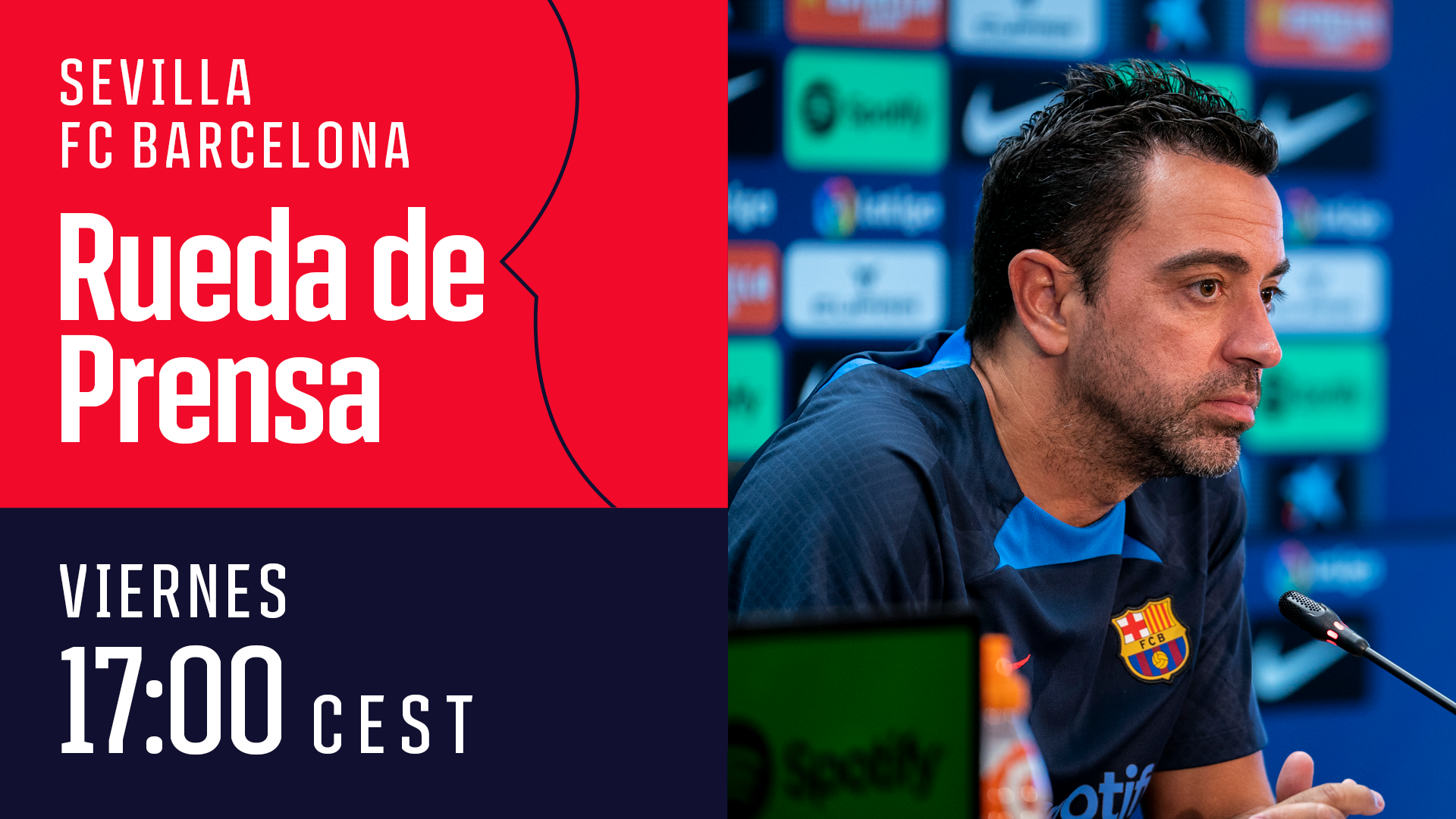 Rueda de prensa completa de Xavi Hernández previa Sevilla - FC Barcelona