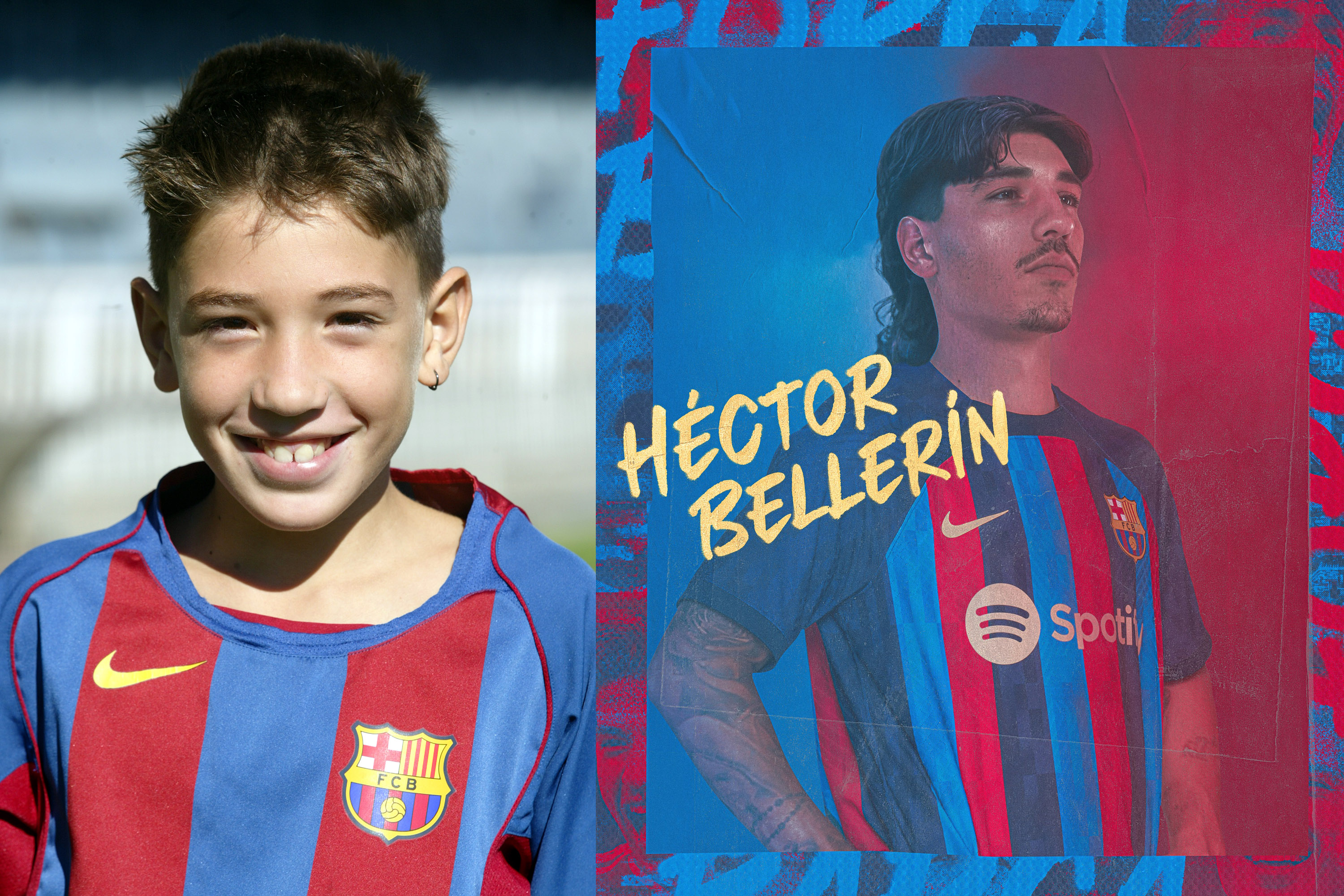 Héctor Bellerín, from Barça Escola to the first team