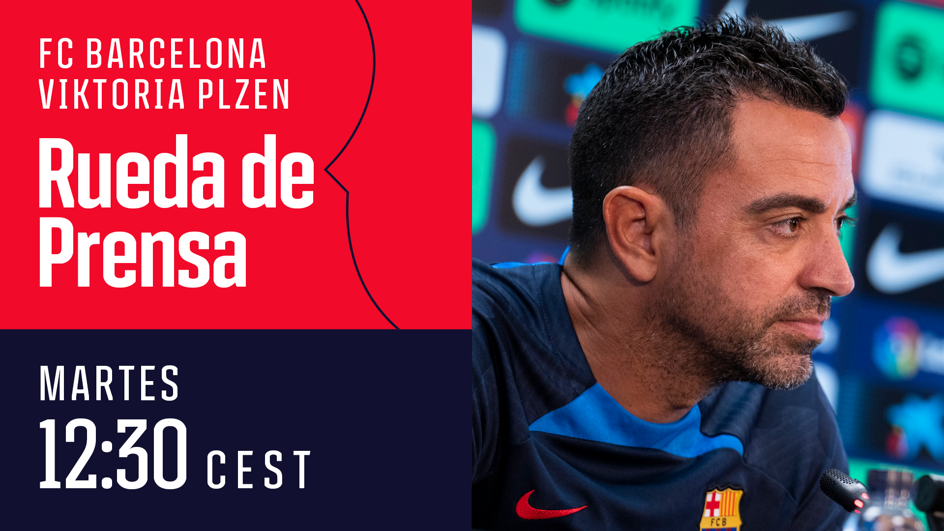 Rueda de prensa completa de Xavi Hernández y Jules Kounde previa FC ...