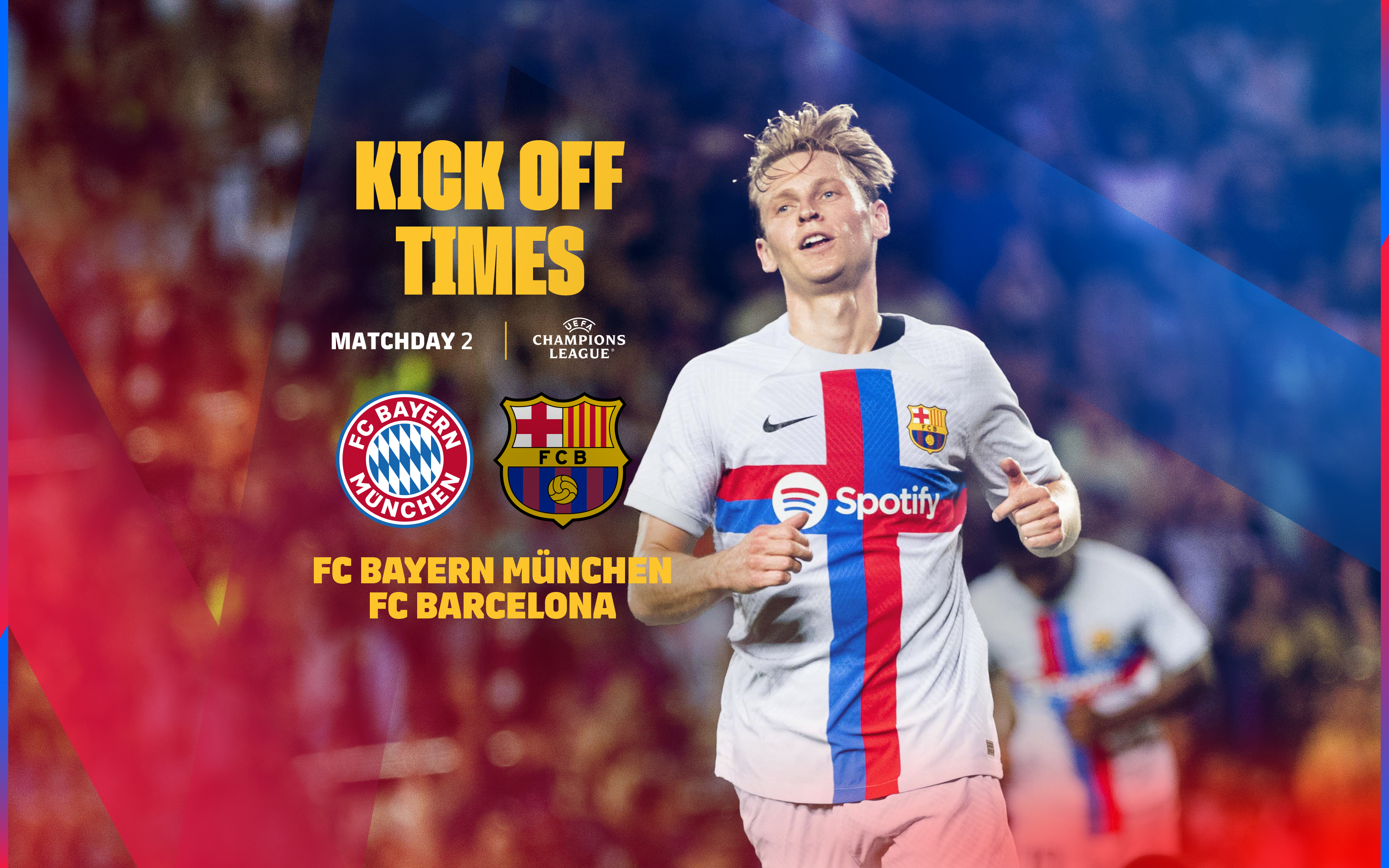 fontein plastic Notitie When and where to watch FC Bayern Munich v FC Barcelona