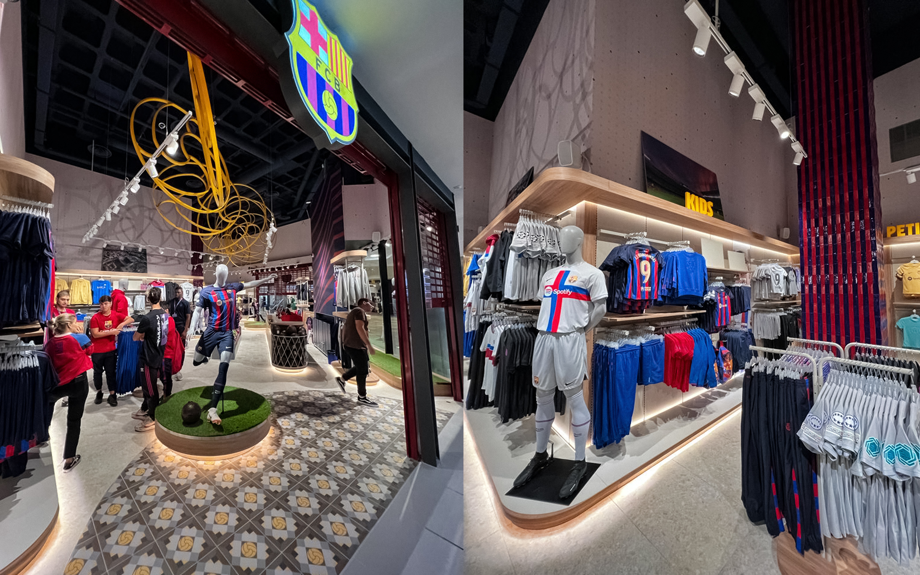 menta Emigrar Alfombra El FC Barcelona abre su primera Barça Store en Tarragona, en el centro  comercial Parc Central