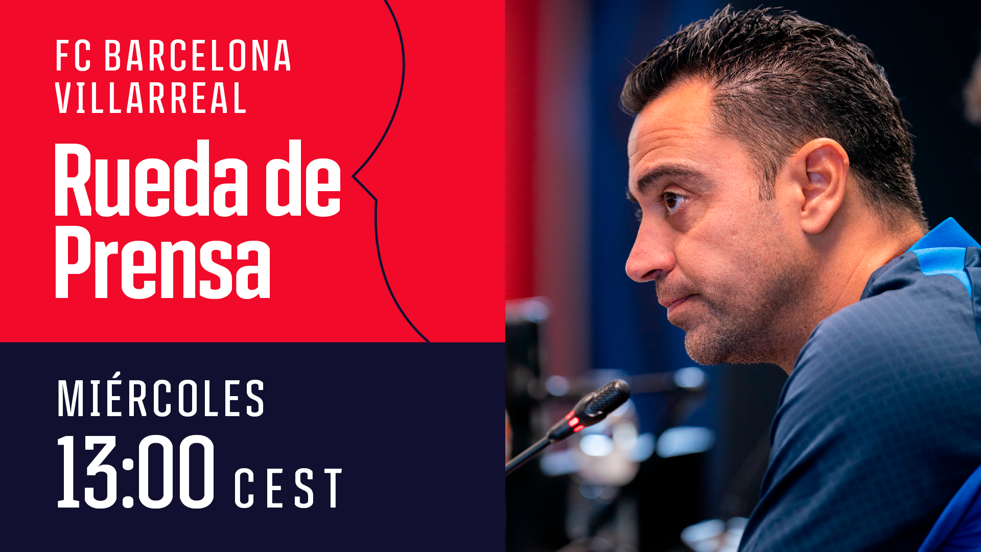 Rueda de prensa completa de Xavi Hernández previa FC Barcelona - Villarreal