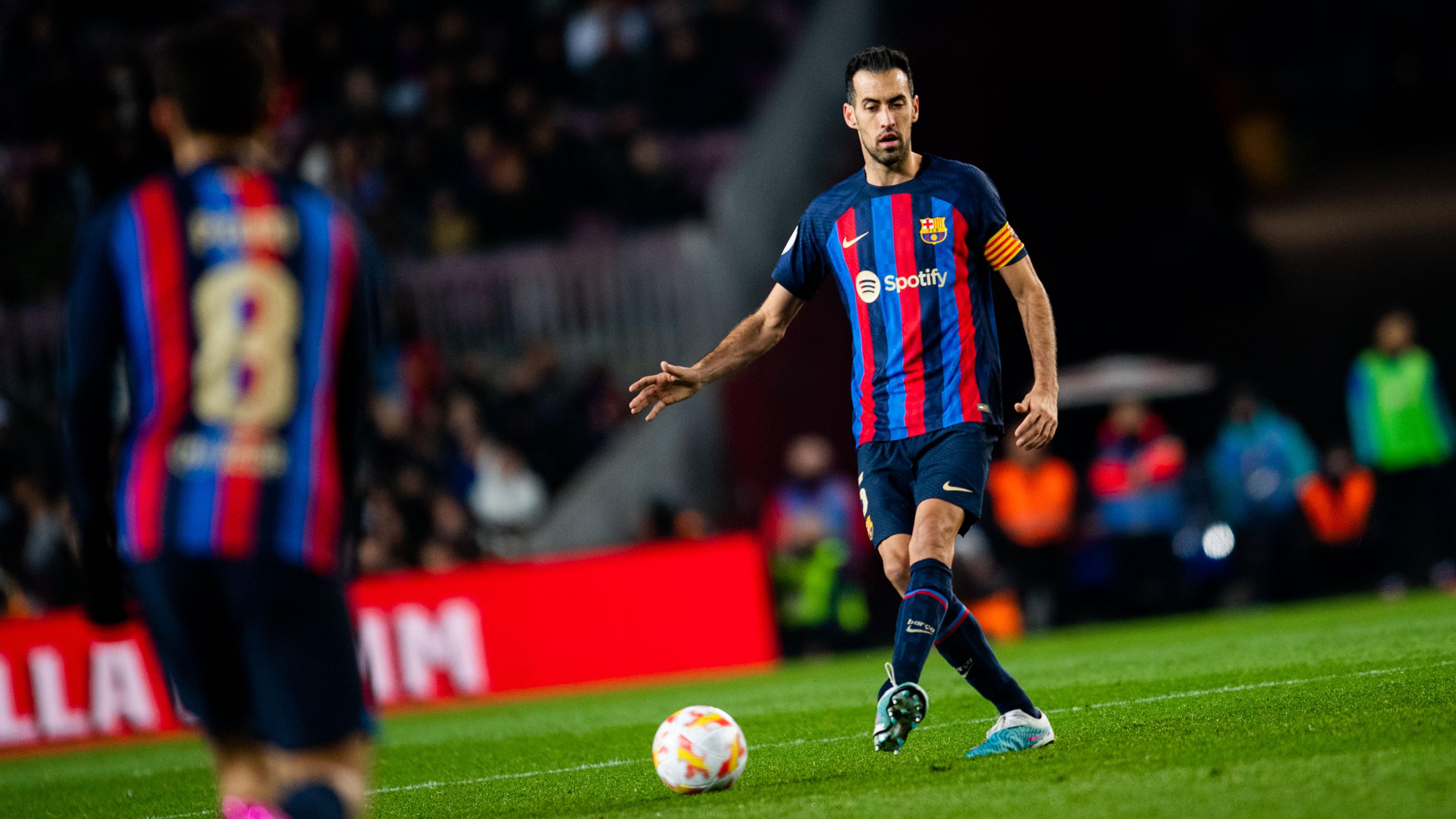Sergio Busquets has sprained ankle