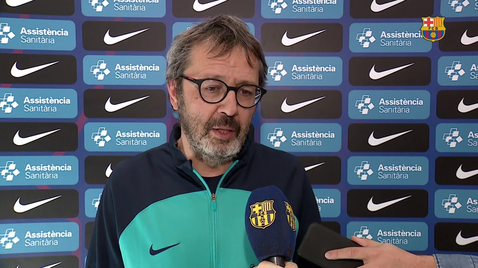 Edu Castro y Sergi Panadero, antes de recibir el Valongo