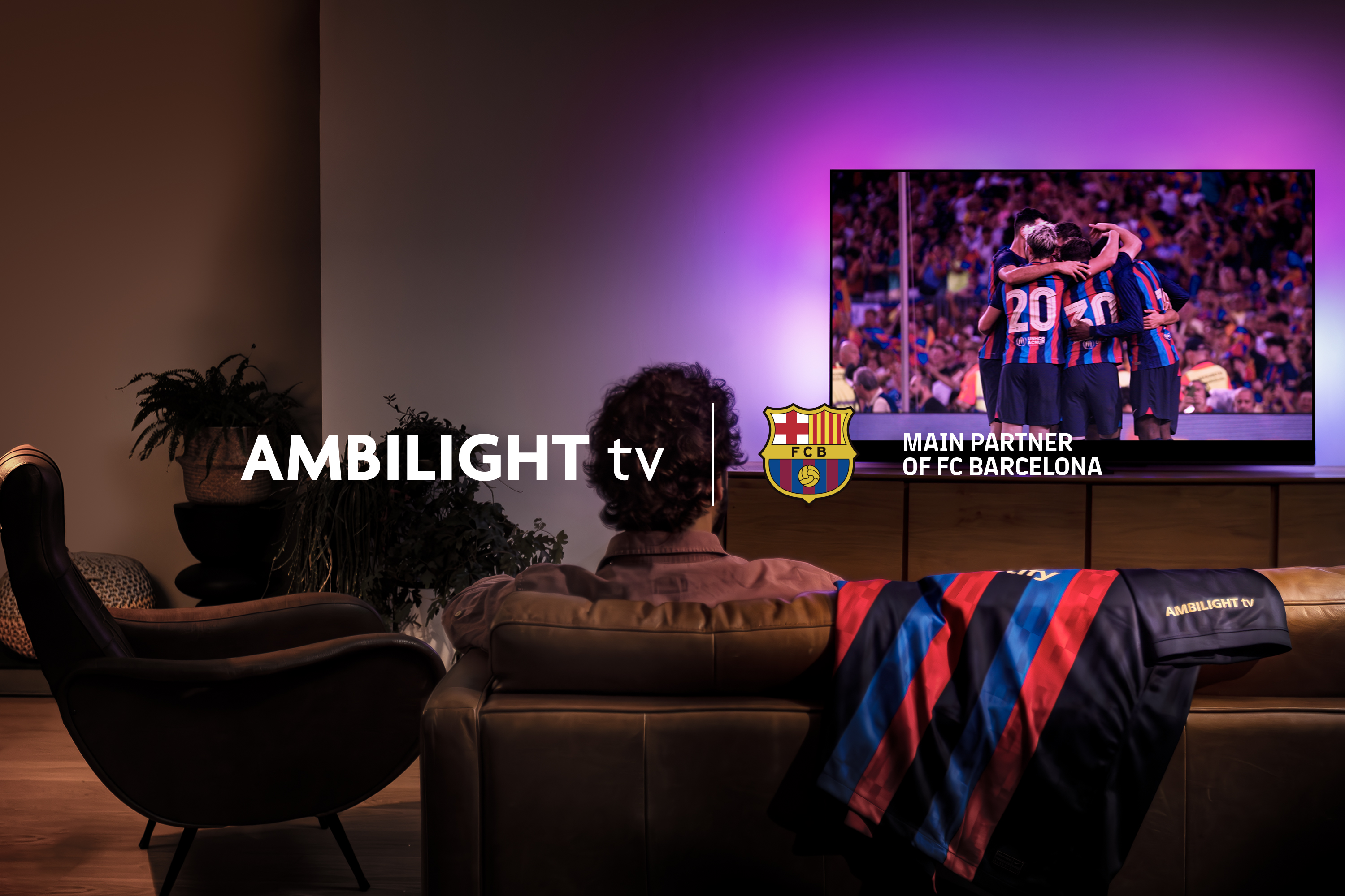 FC Barcelona sign partnership with TP Vision to put Ambilight TV's
