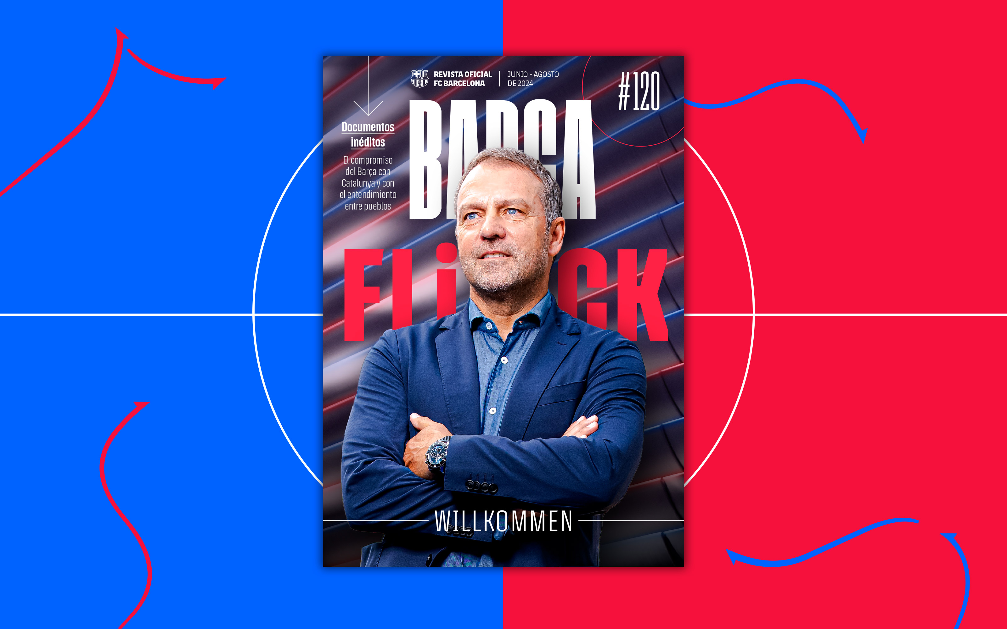 La REVISTA BARÇA 120 da la bienvenida a Hansi Flick