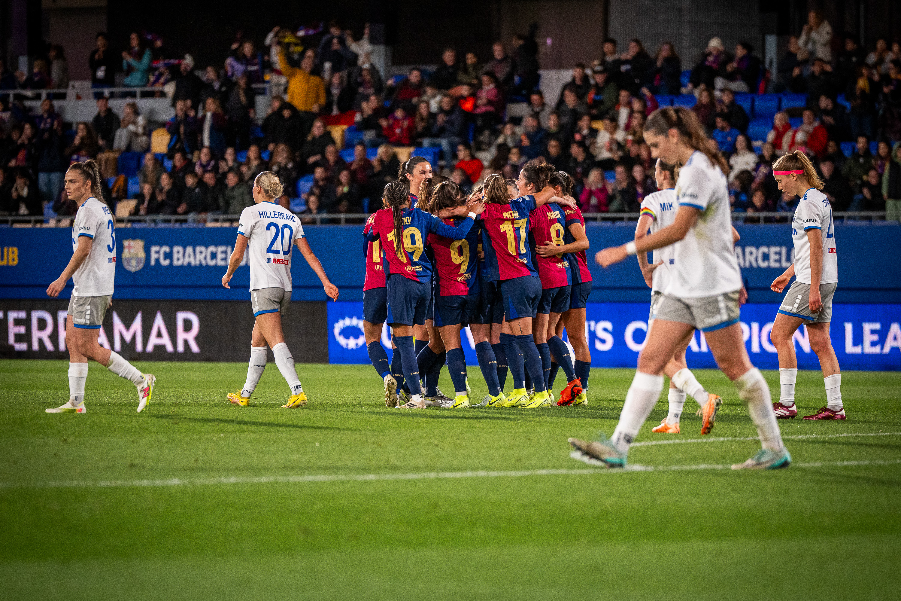 Barça 7-0 Sankt Pölten: Second CL win at the Johan (7-0)