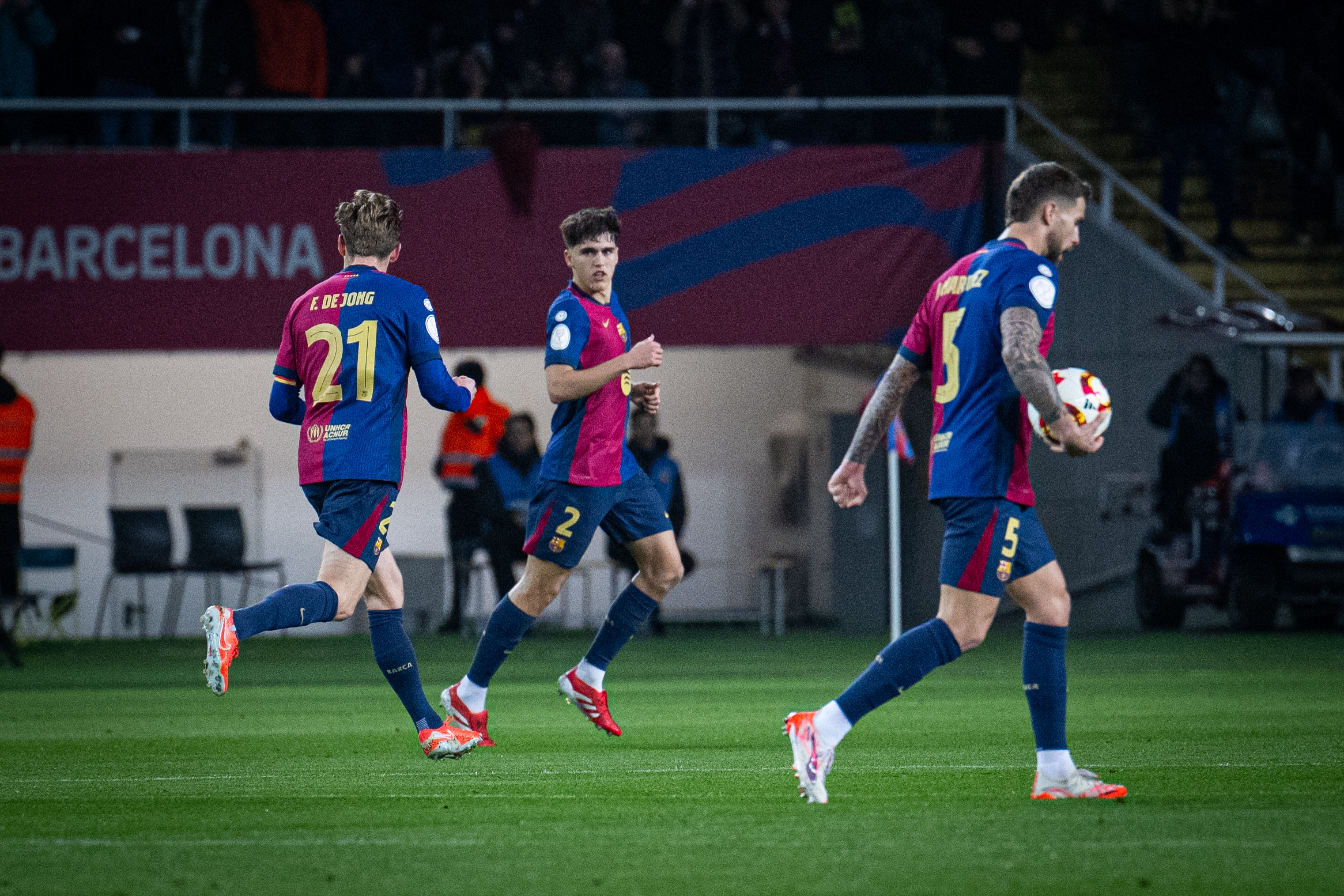 パウ・クバルシ、バルサでの初ゴール