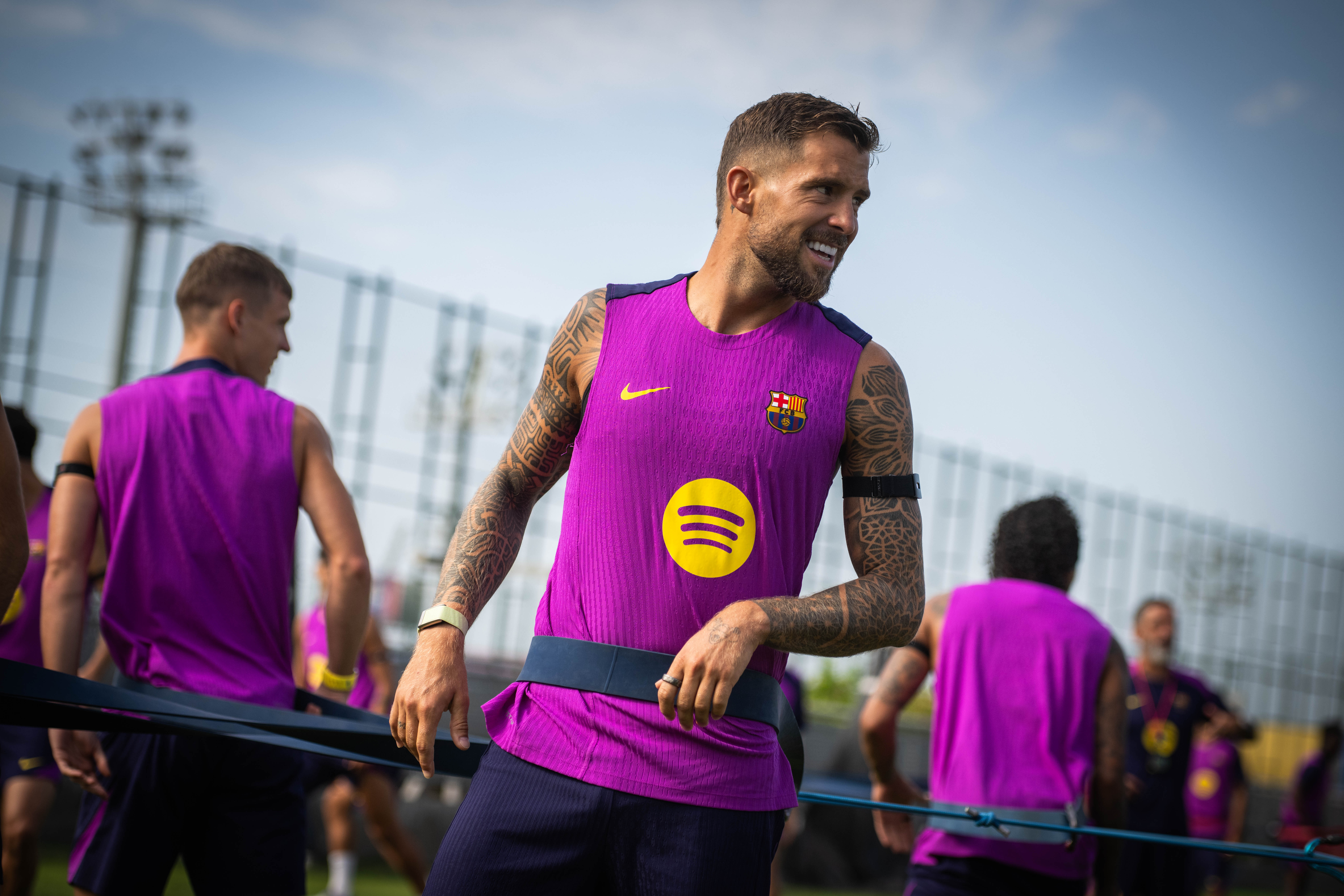 Another double session at the Ciutat Esportiva