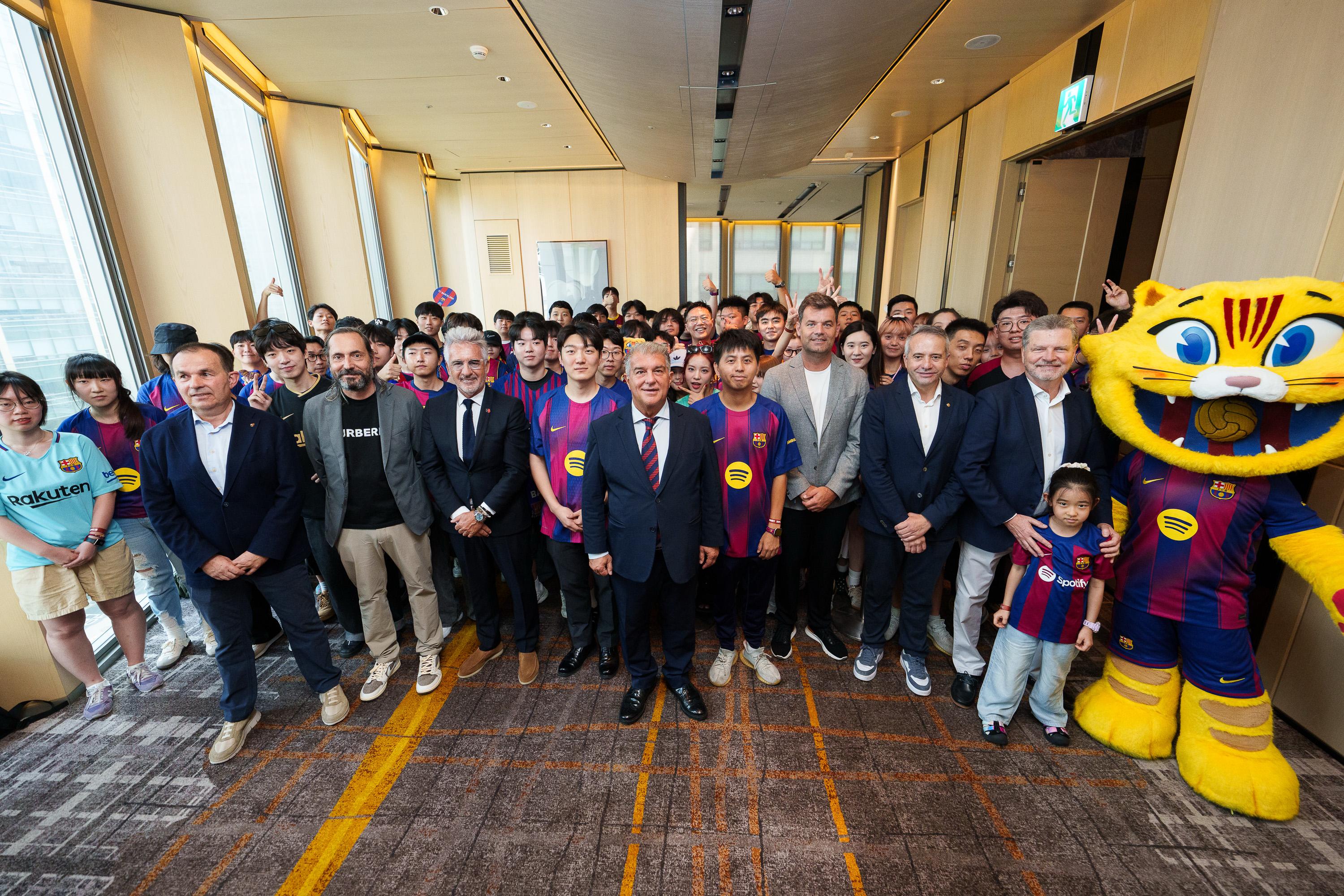 Well attended event with the Seoul and Shanghai Supporters' Clubs