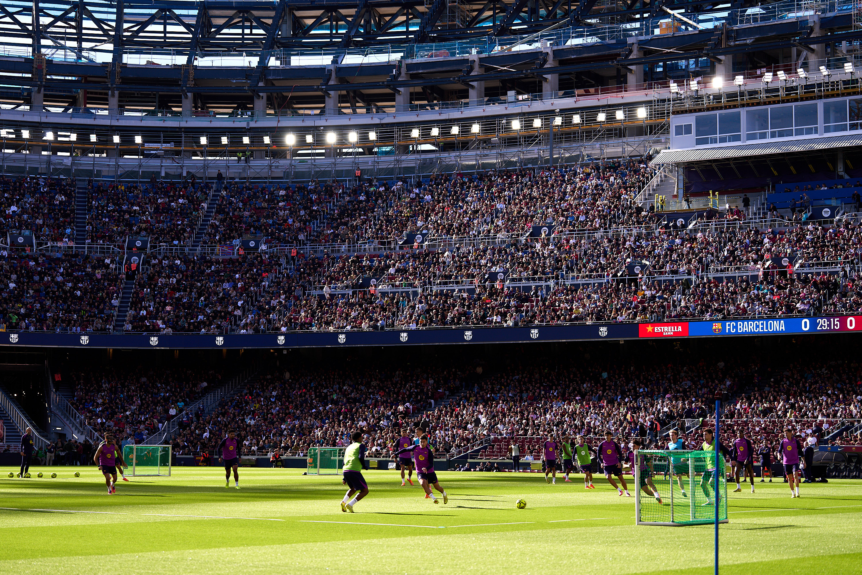 A great celebration to mark the return to Spotify Camp Nou