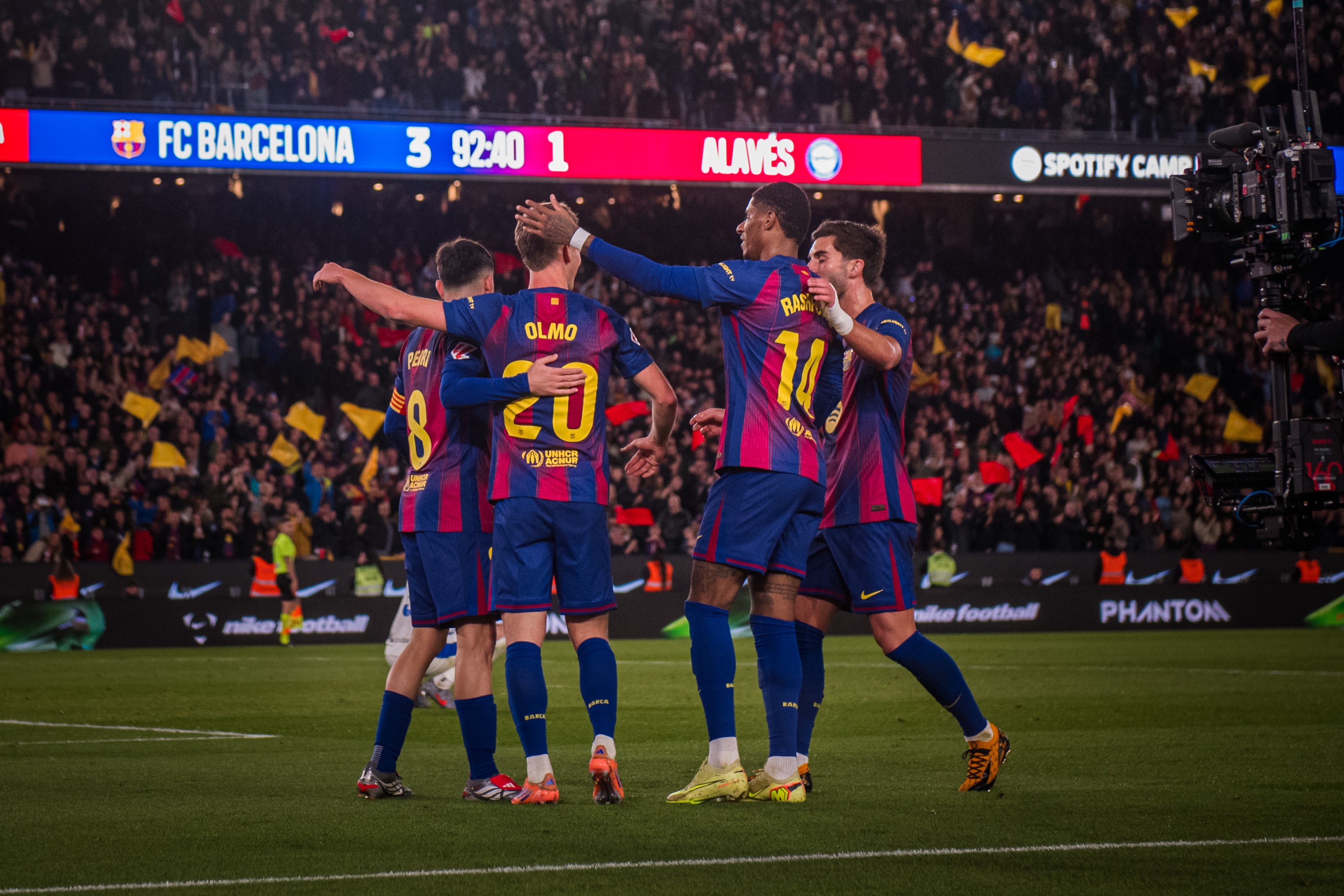 FC バルセロナ、リーグの連続ゴール記録5位