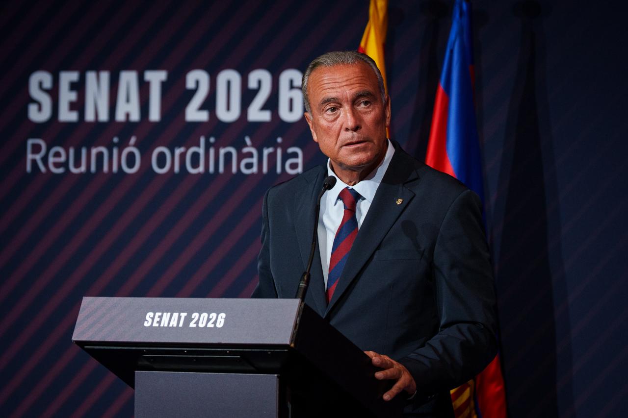 President Yuste reviews season before Senate
