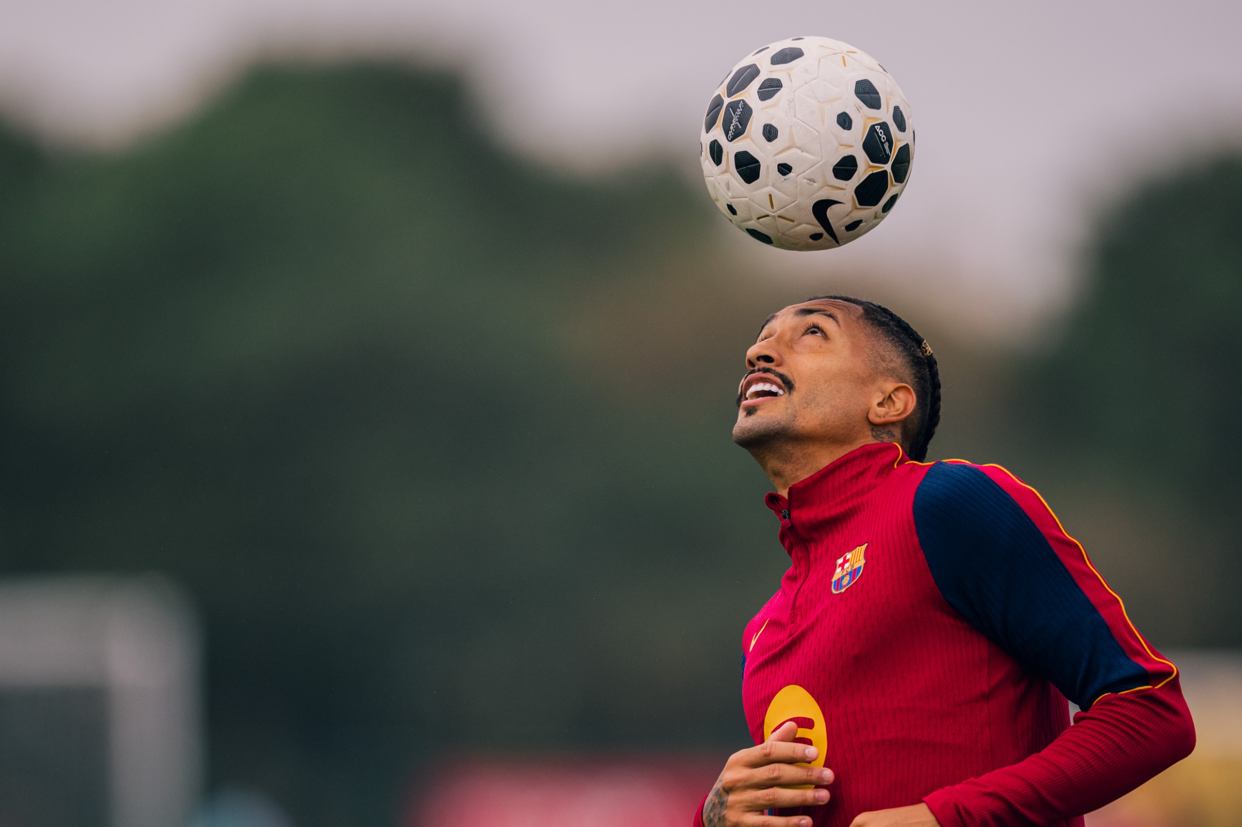 Primer entrenamiento de Raphinha