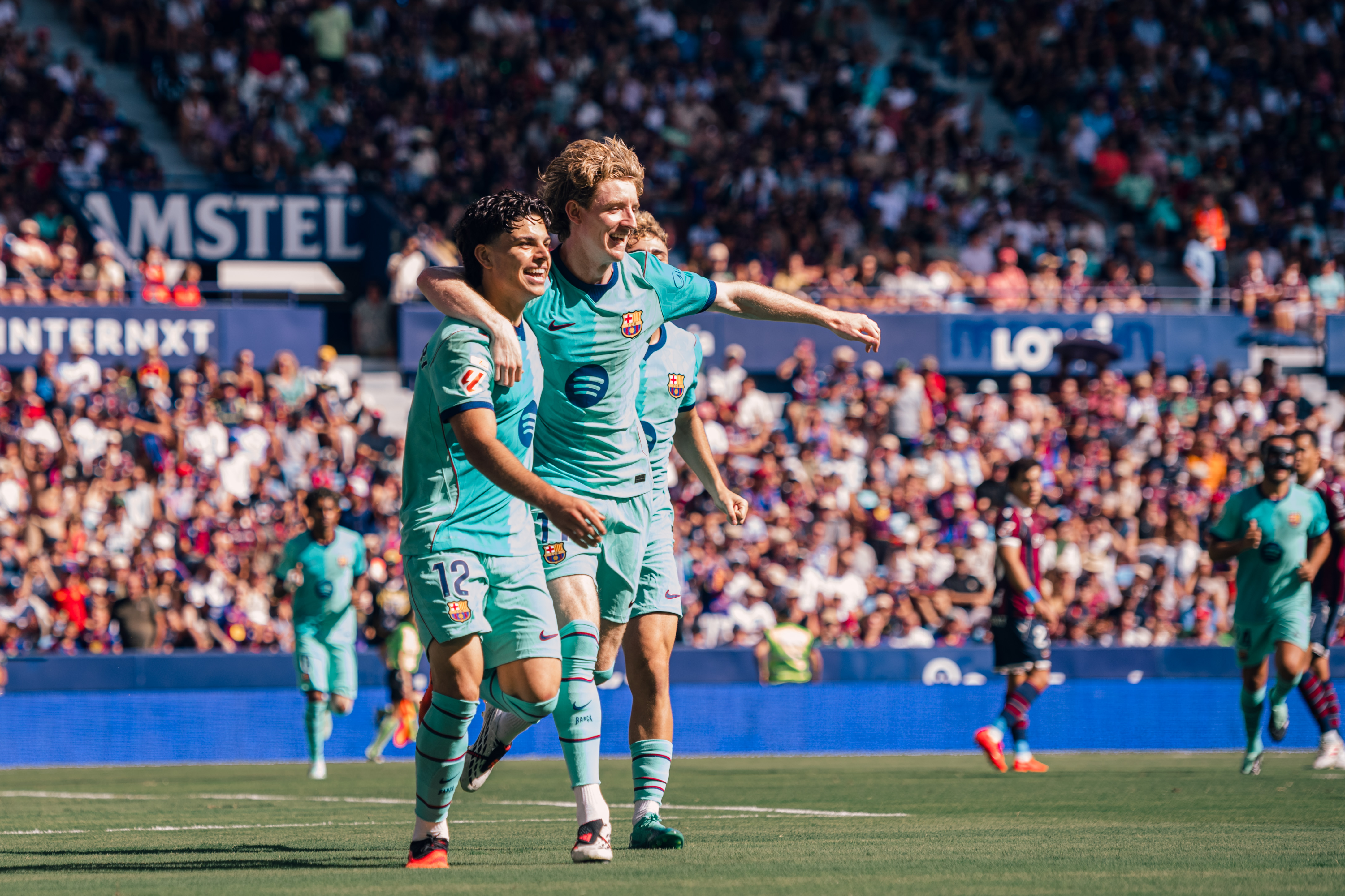 Xavi Espart scores first FC Barcelona goal
