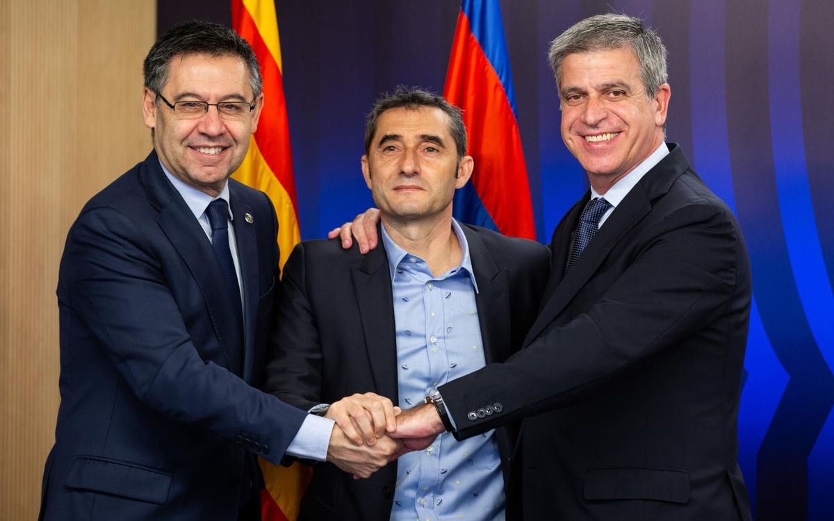 Renovación del contrato de Ernesto Valverde con el FC Barcelona - GERMÁN PARGA
