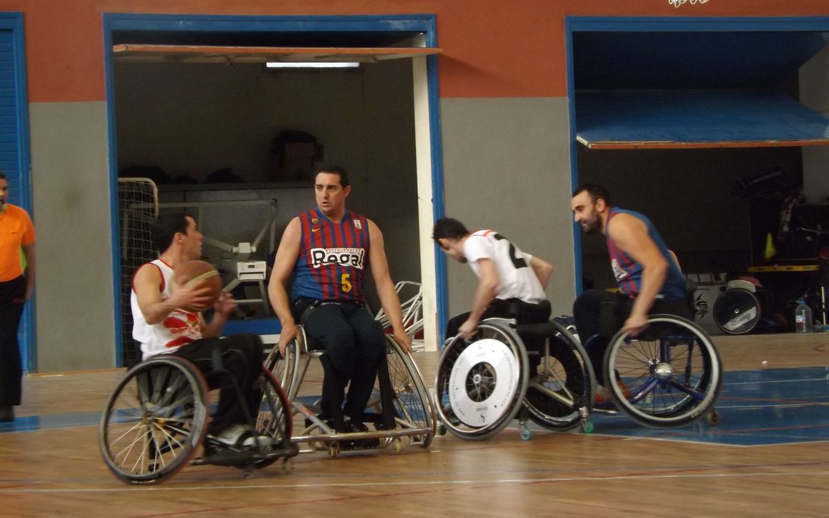 Derrota a El Ferrol del bàsquet en cadira de rodes blaugrana (55-54)