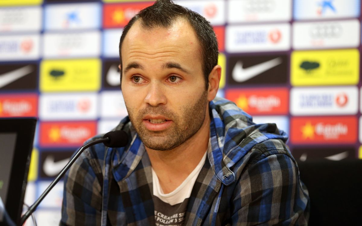 All details about Andrés Iniesta’s press conference