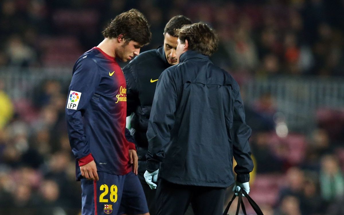 Sergi Roberto out of action for four weeks