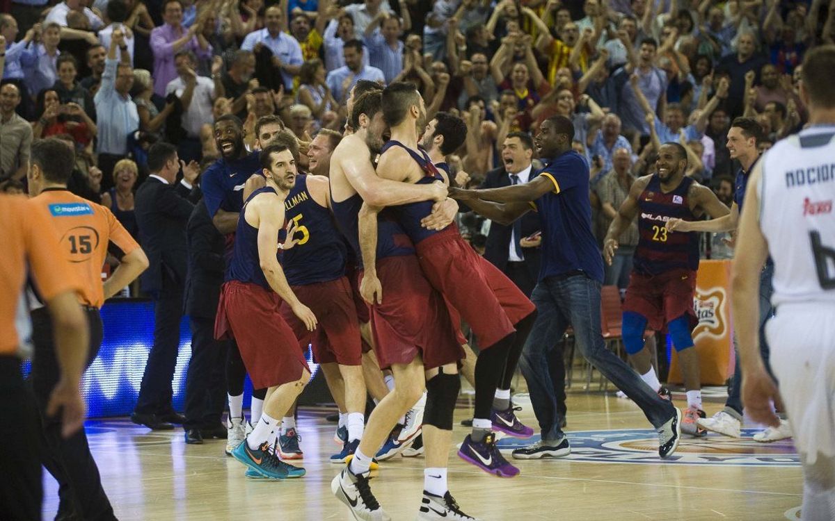 Inside view: FC Barcelona Lassa beat Real Madrid in game one of Liga Endesa final